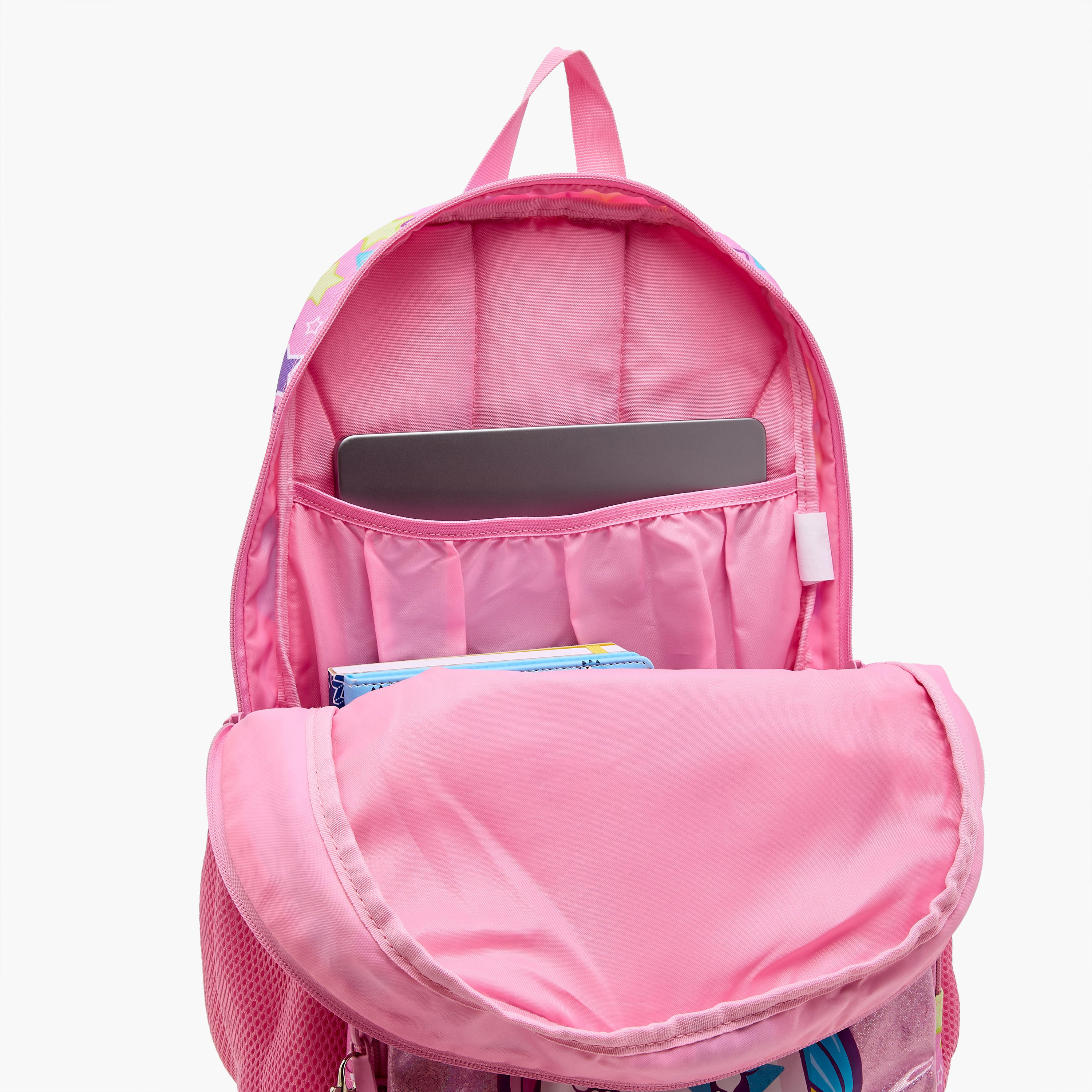 Unique-O Unicorn Print Backpack with Adjustable Straps and Zip Closure - 30x19x45 cms-school-bagsandbackpacks-backpacks-image-13