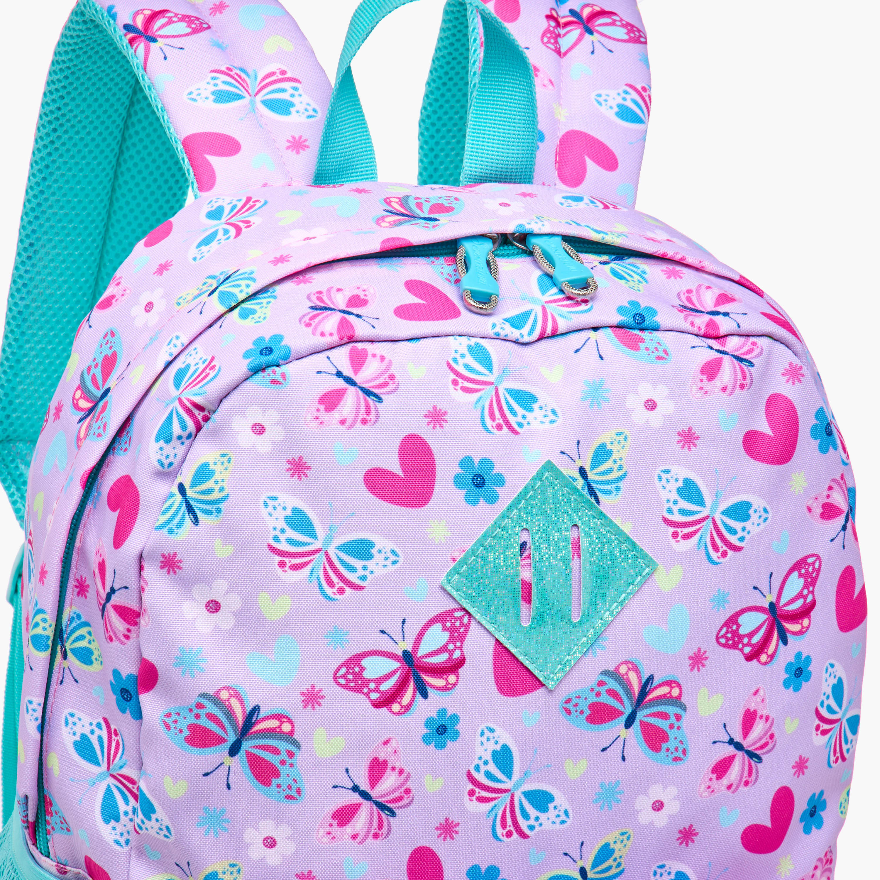 Sensazioni Butterfly Print Backpack with Adjustable Straps and Zip Closure -  30x15x45 cms-school-bagsandbackpacks-backpacks-image-8