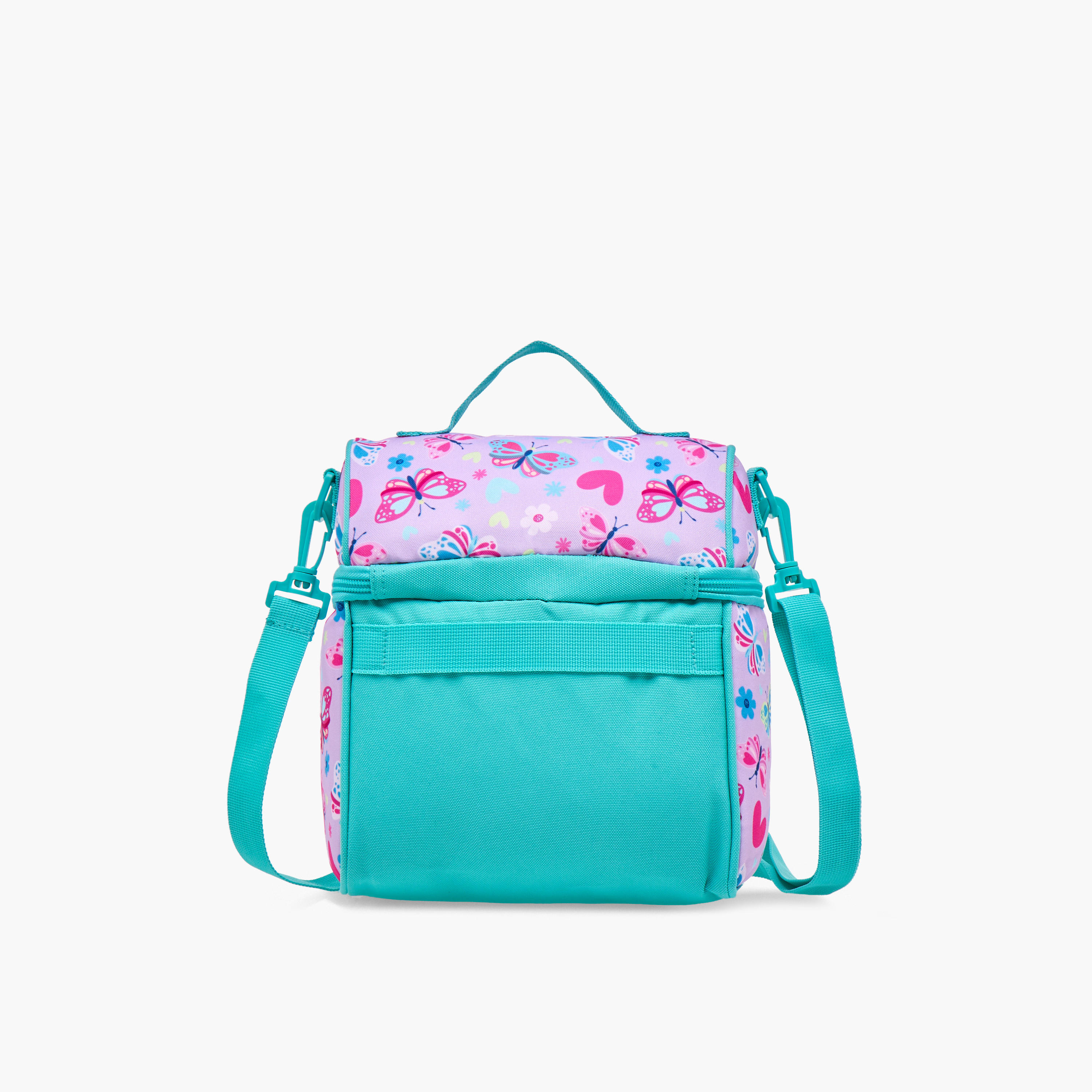 Sensazioni Butterfly Print Lunch Bag with Zip Closure-school-lunchessentials-lunchbags-image-3