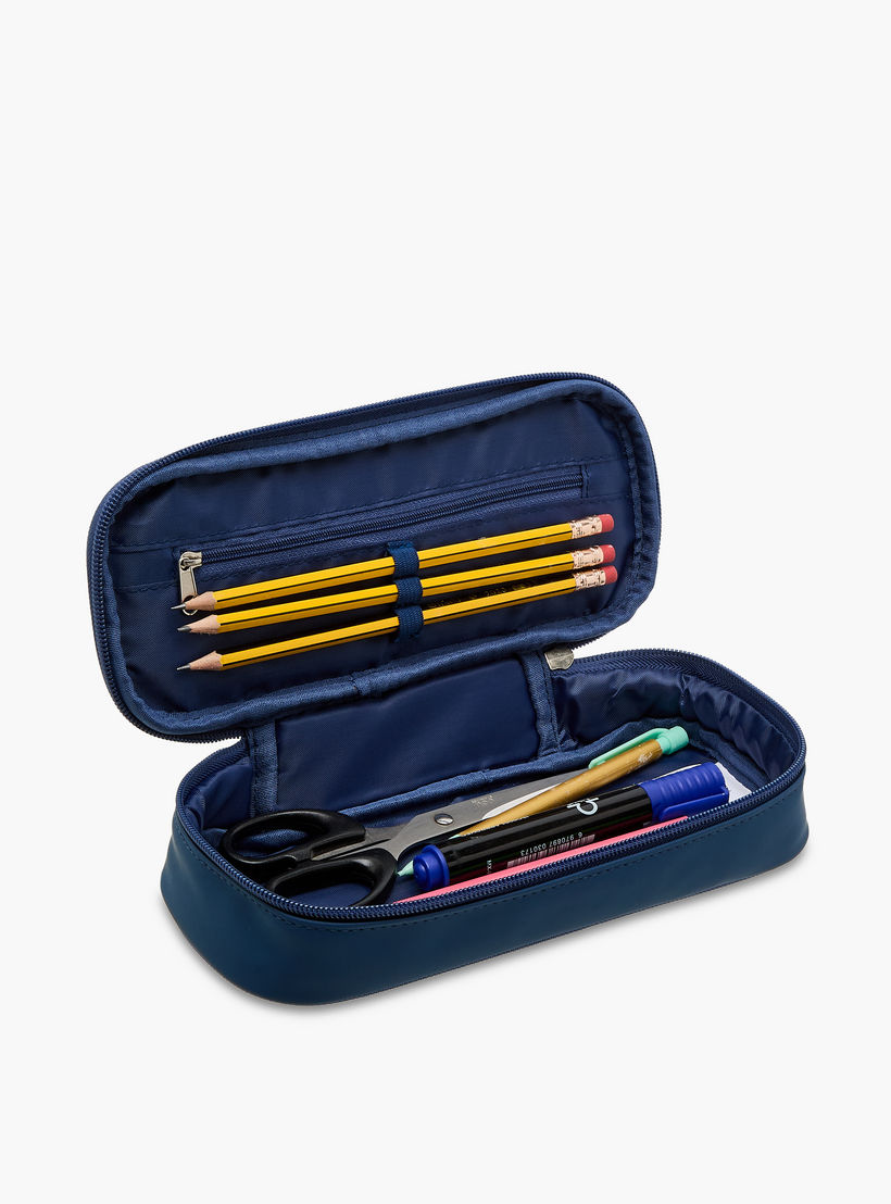 Sensazioni Floral Print Pencil Pouch with Zip Closure-school-stationery-pencilcases-image-5