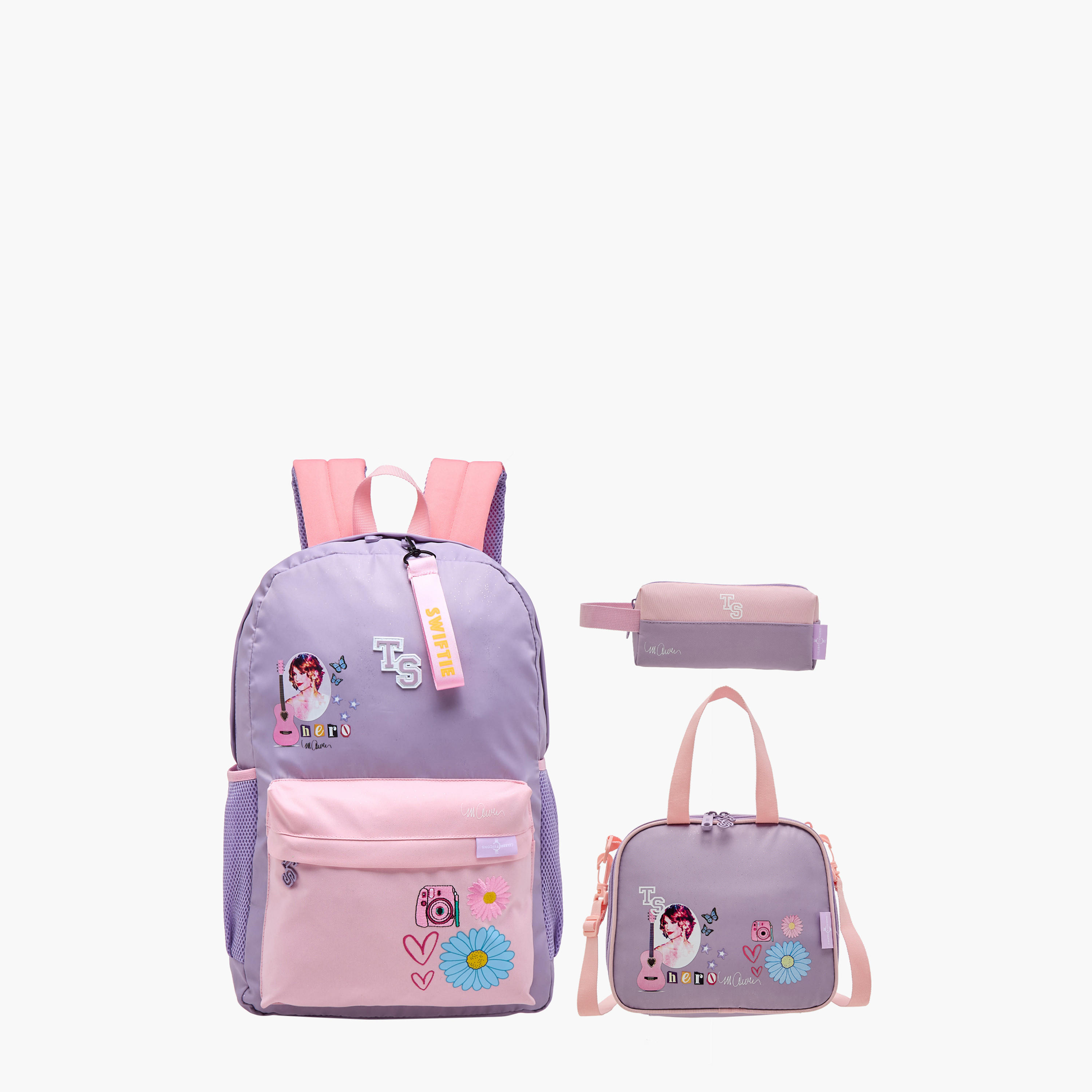 Celebrity Icons Taylor Swift Print Backpack with Adjustable Straps and Zip Closure -  30x14x45 cms-school-bagsandbackpacks-backpacks-image-11