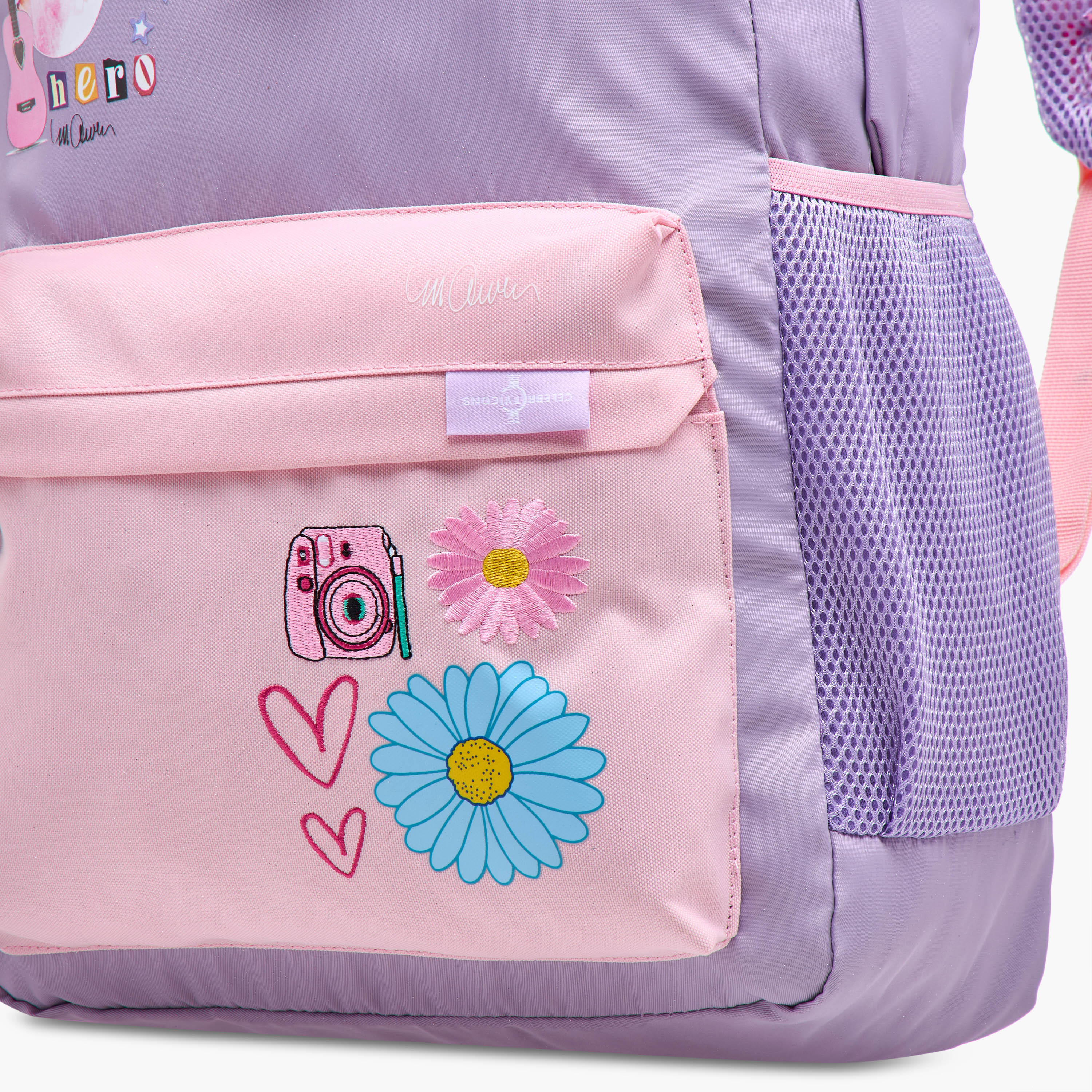 Celebrity Icons Taylor Swift Print Backpack with Adjustable Straps and Zip Closure - 30x14x45 cms-school-bagsandbackpacks-backpacks-image-7