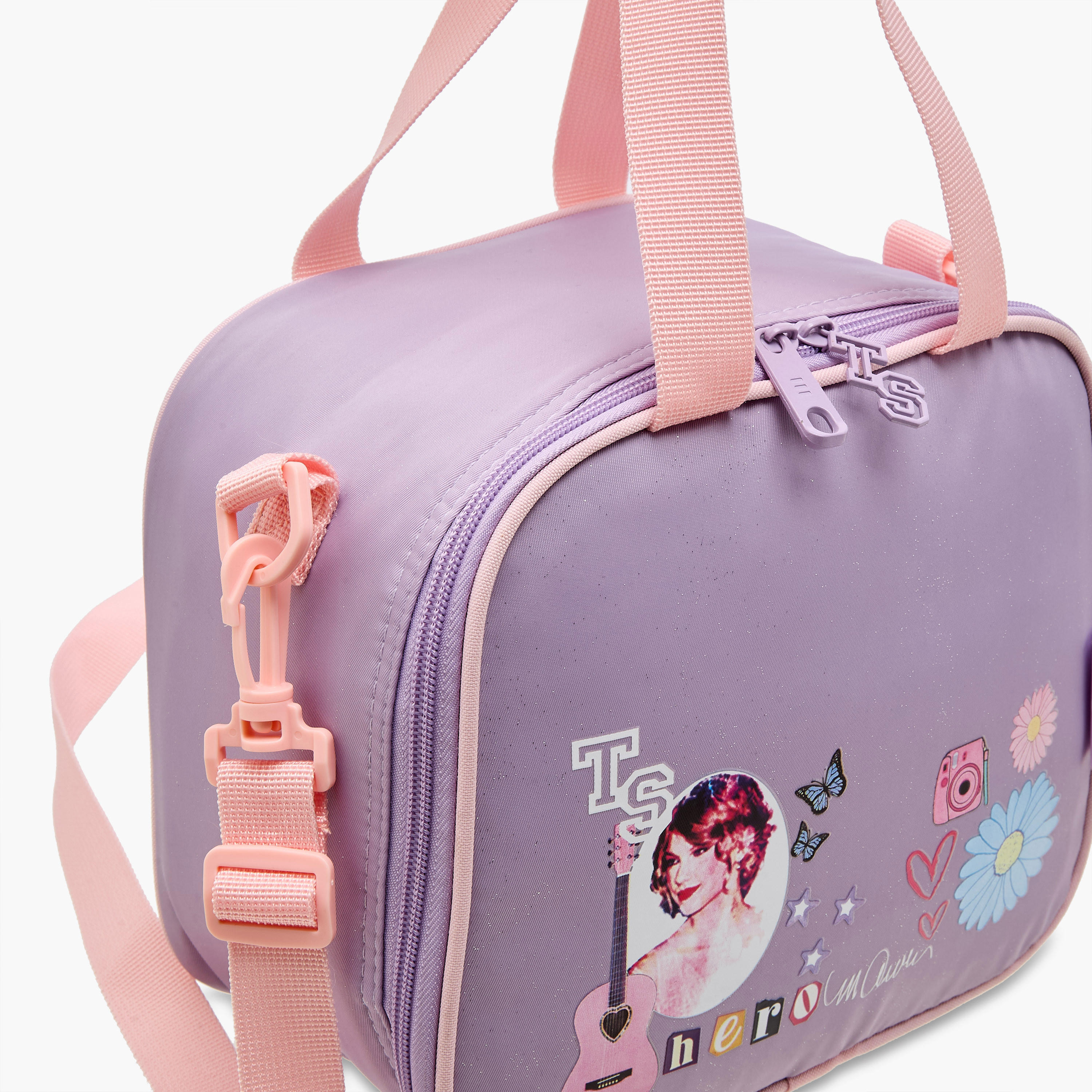 Celebrity Icons Taylor Swift Print Lunch Bag with Zip Closure-school-lunchessentials-lunchbags-image-7