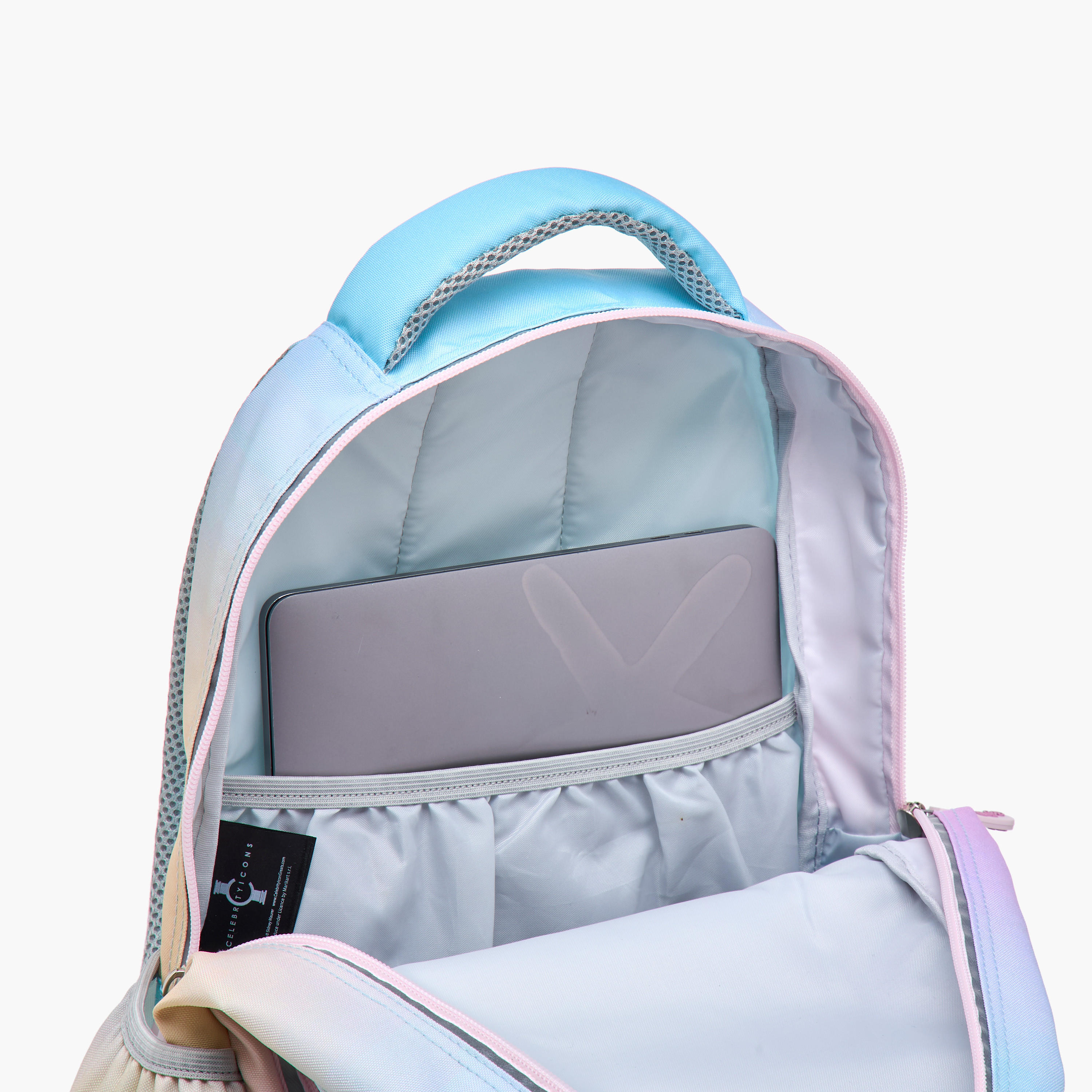 Celebrity Icons Taylor Swift Print Backpack with Laptop Compartment and Zip Closure - 30x15x44 cm-school-bagsandbackpacks-backpacks-image-11