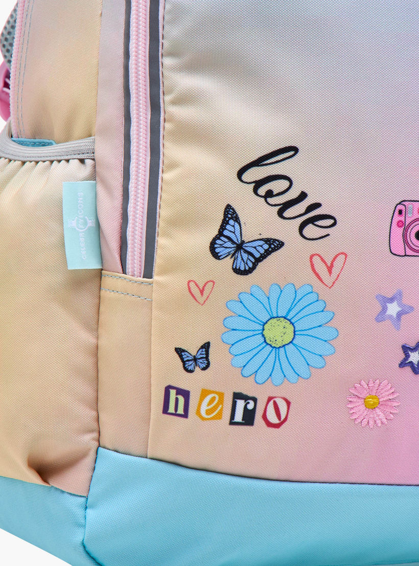 Celebrity Icons Taylor Swift Print Backpack with Laptop Compartment and Zip Closure - 30x15x44 cm-school-bagsandbackpacks-backpacks-image-8