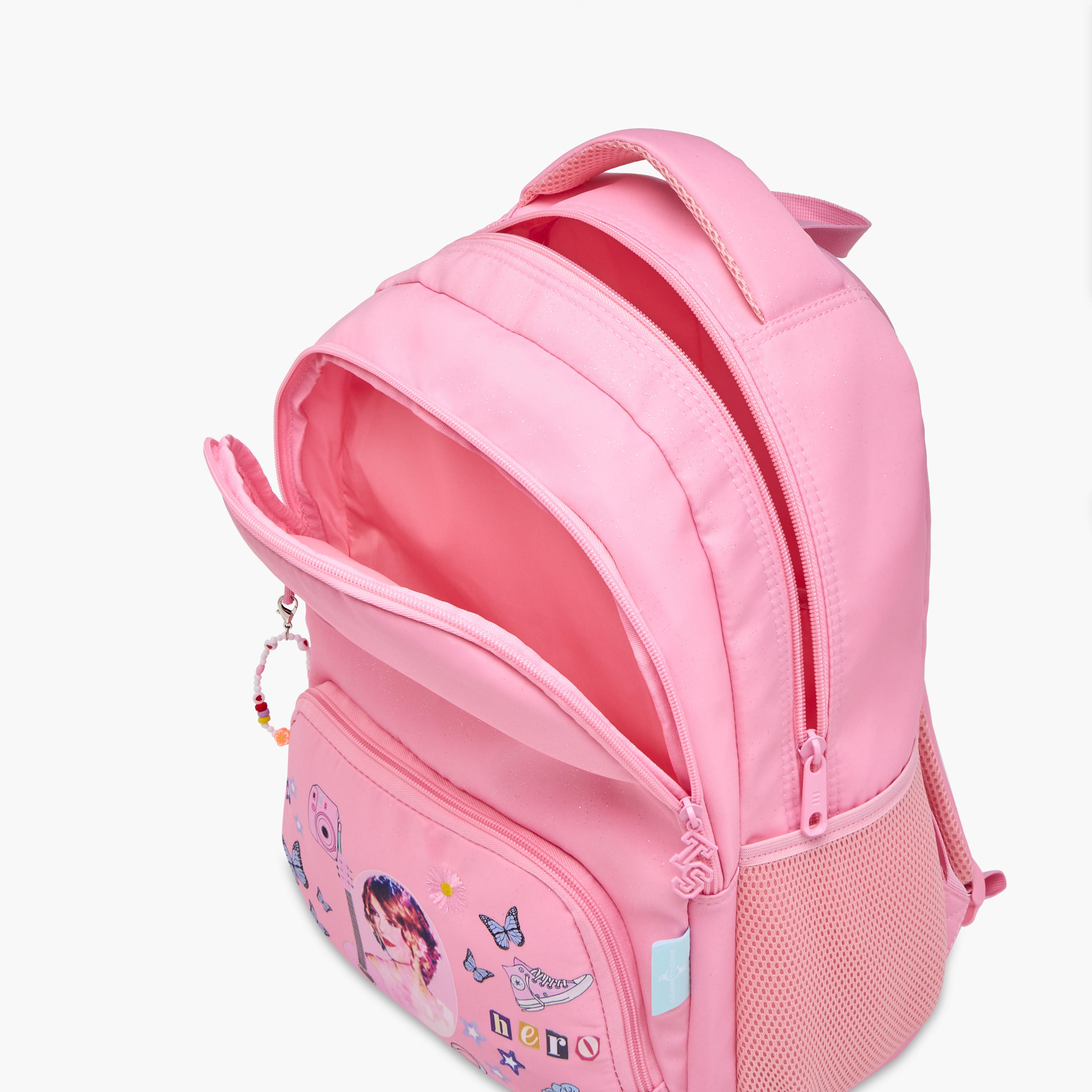 Celebrity Icons Taylor Swift Print Backpack with Adjustable Straps and Zip Closure - 32x15x43 cms-school-bagsandbackpacks-backpacks-image-10