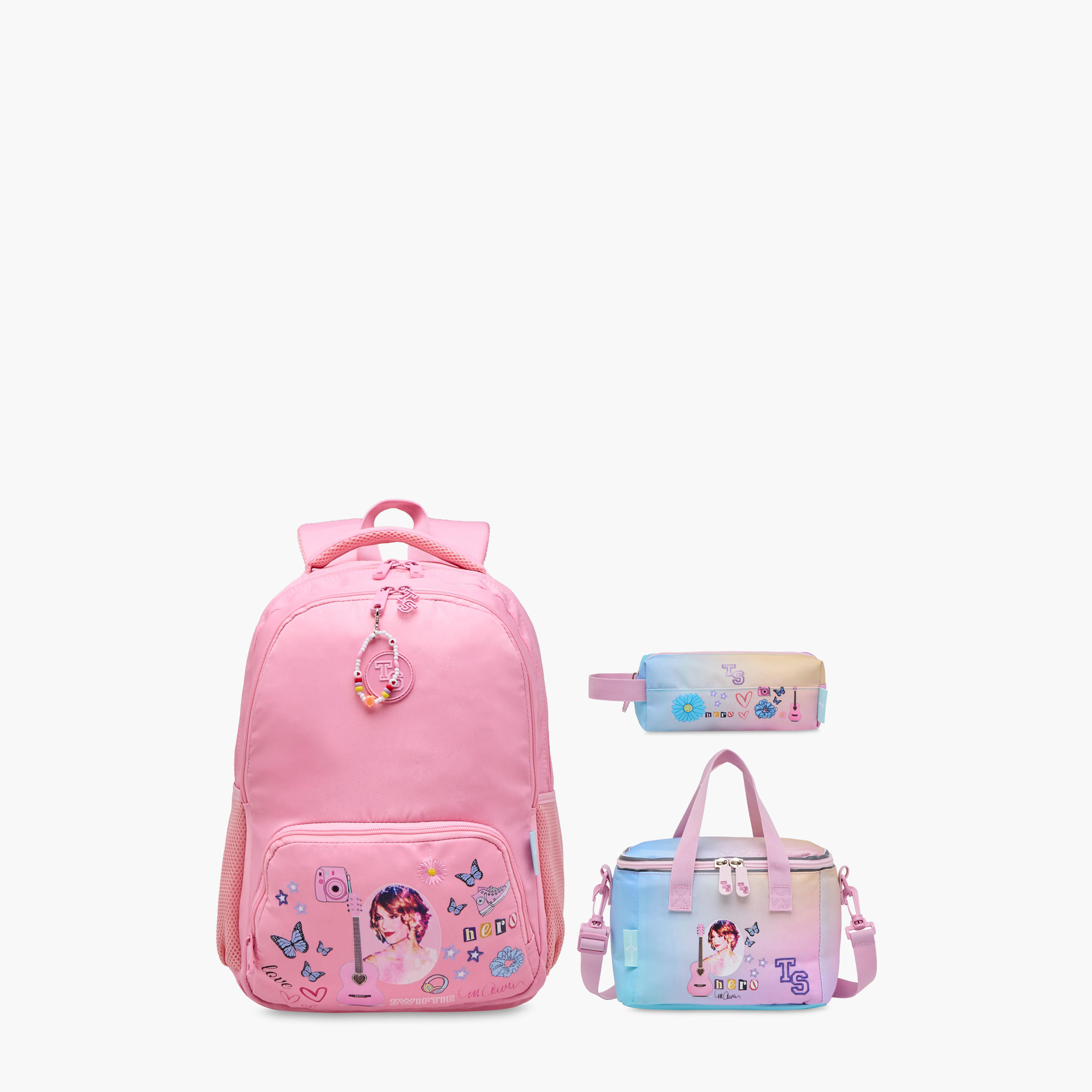 Celebrity Icons Taylor Swift Print Backpack with Adjustable Straps and Zip Closure - 32x15x43 cms-school-bagsandbackpacks-backpacks-image-12