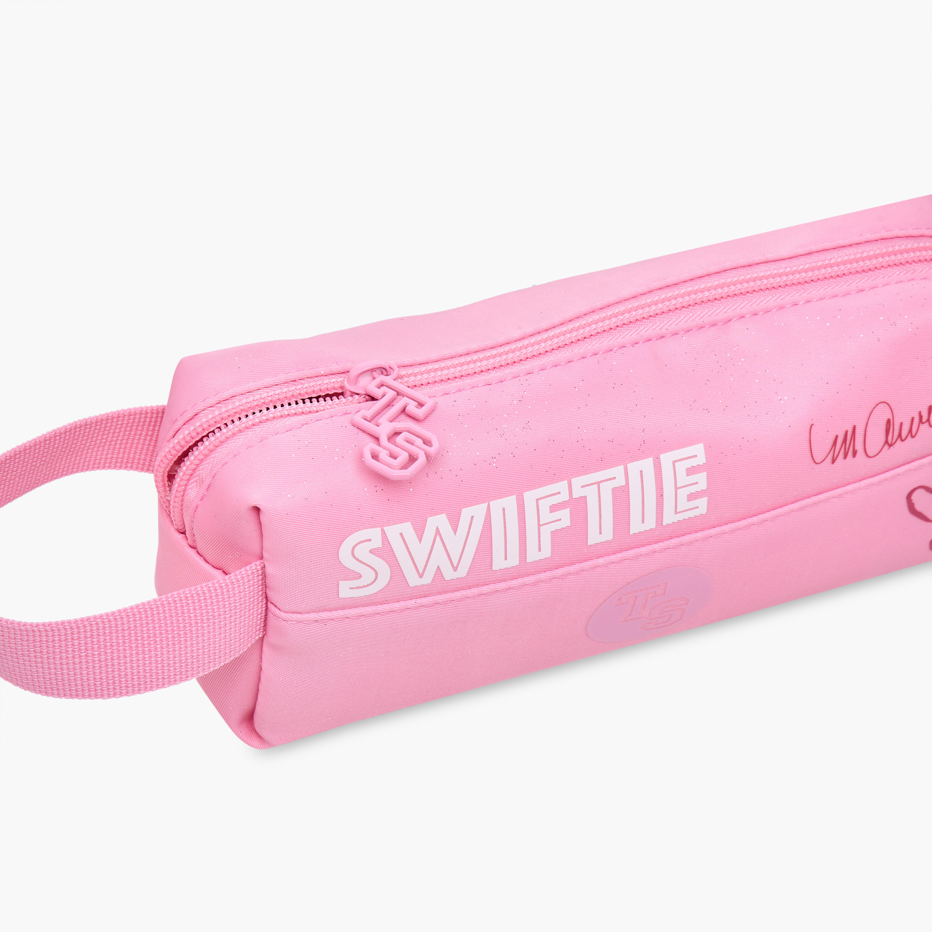 Celebrity Icons Taylor Swift Print School Pouch with Zip Closure-school-stationery-pencilcases-image-5