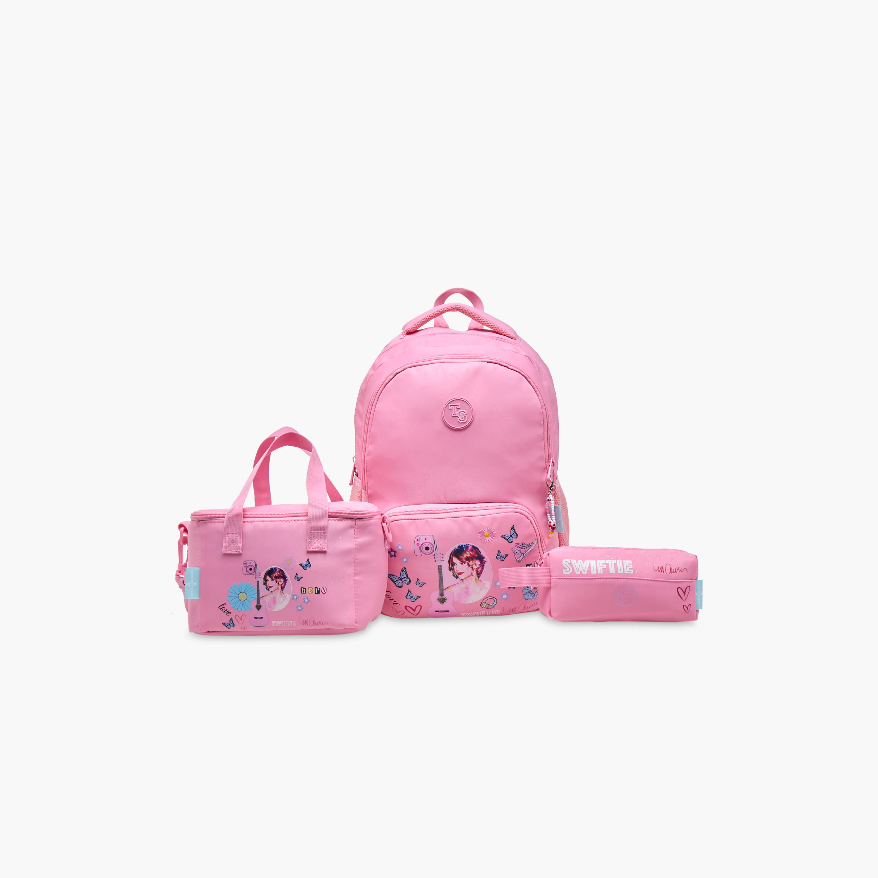 Celebrity Icons Taylor Swift Print School Pouch with Zip Closure-school-stationery-pencilcases-image-7