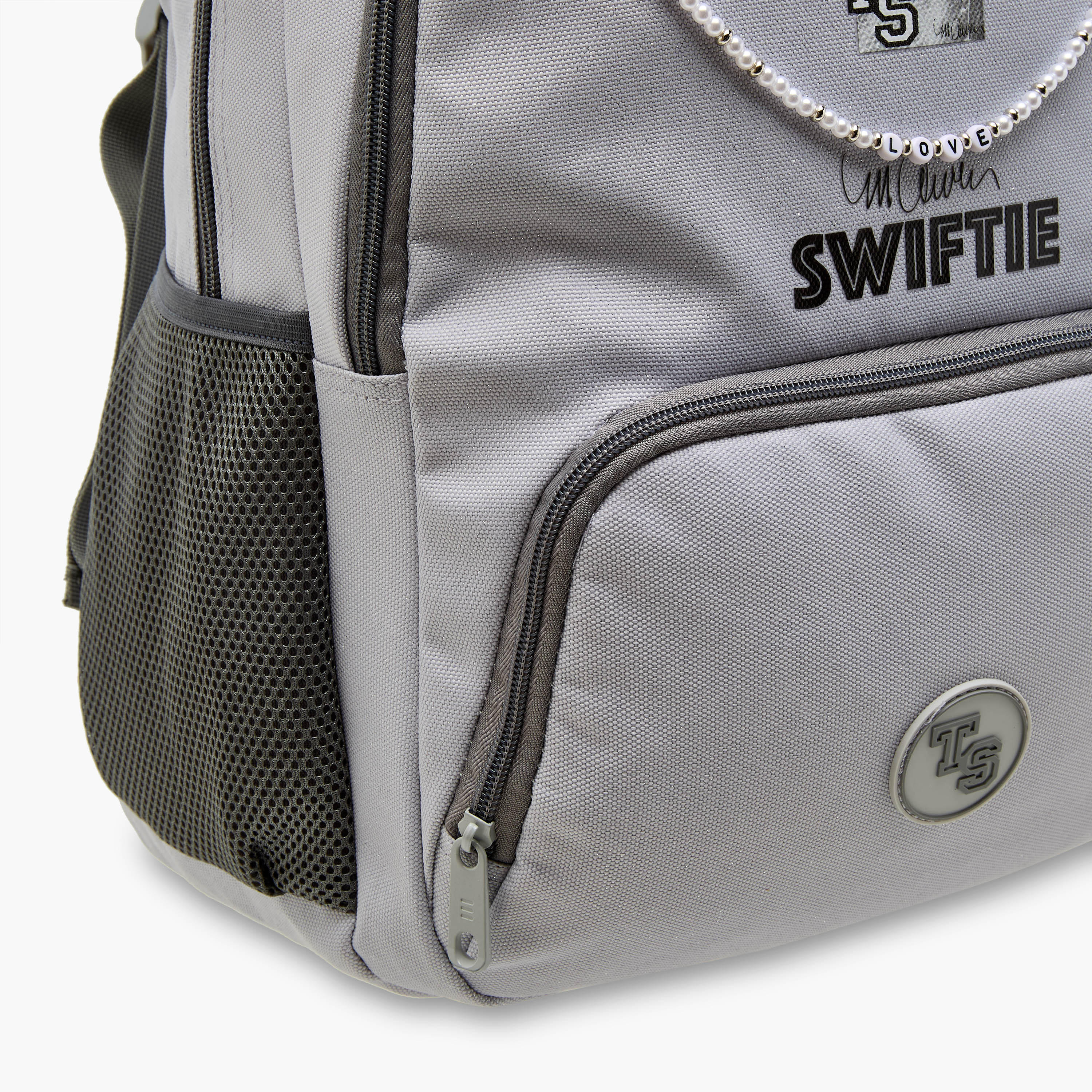 Celebrity Icons Taylor Swift Print Backpack with Adjustable Straps and Zip Closure - 32x15x43 cms-school-bagsandbackpacks-backpacks-image-8