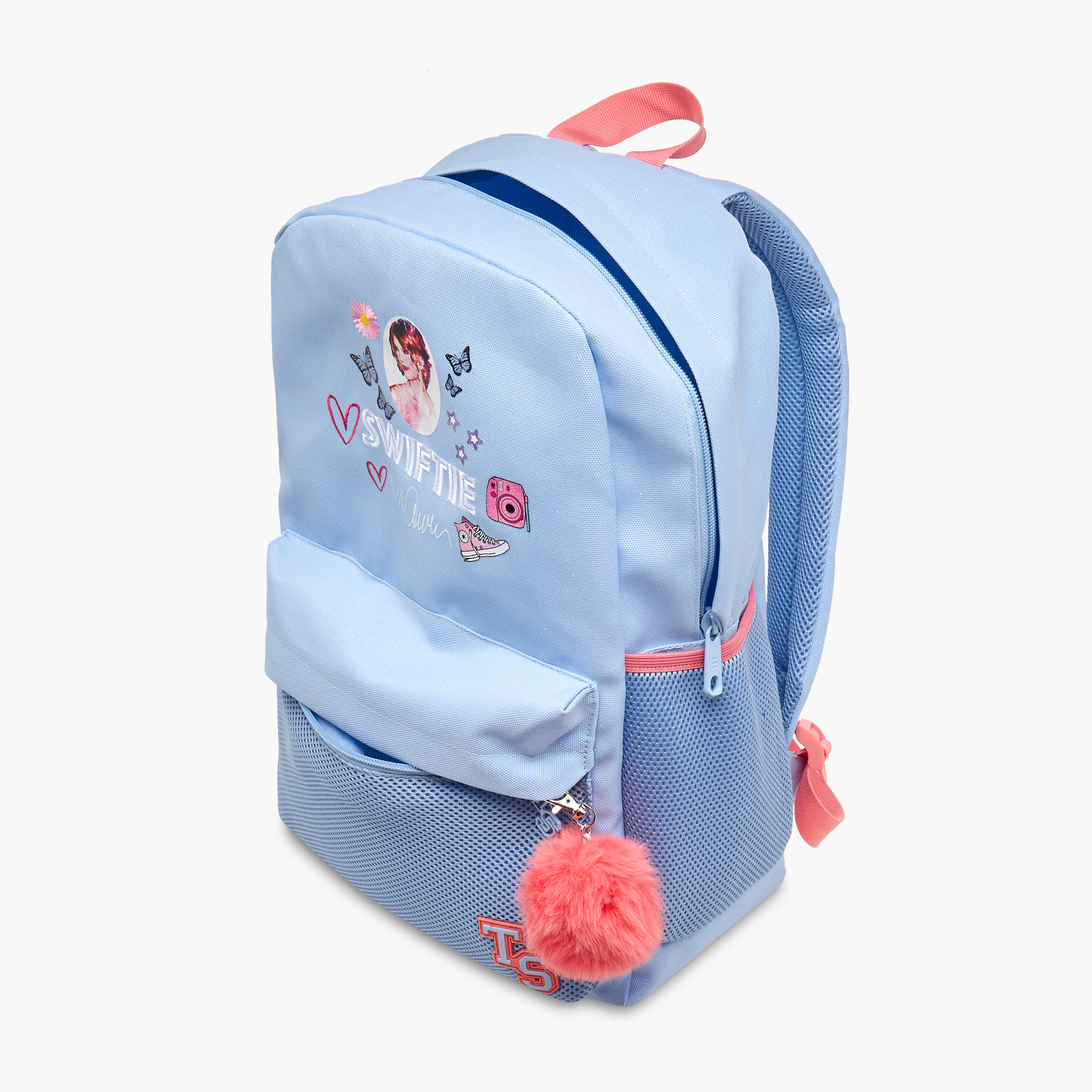 Celebrity Icons Taylor Swift Print Backpack with Adjustable Straps and Zip Closure -  30x14x45 cms-school-bagsandbackpacks-backpacks-image-10