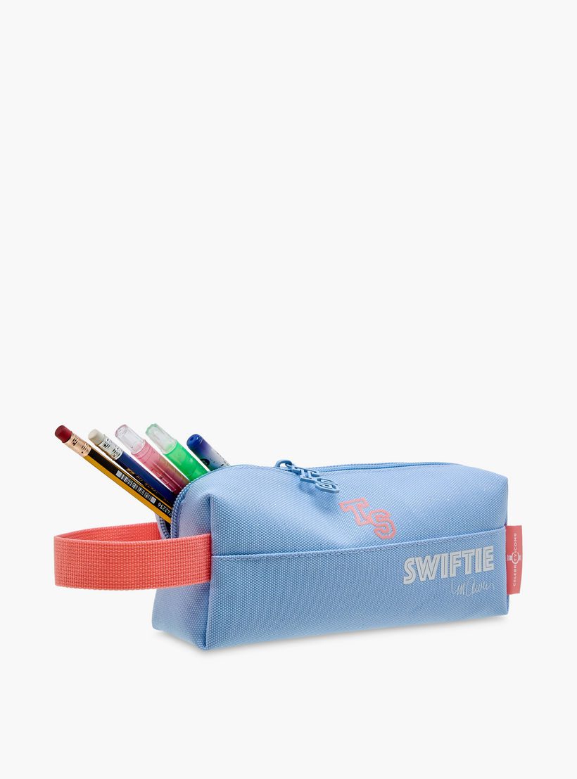 Celebrity Icons Taylor Swift Print Pencil Pouch with Zip Closure-school-stationery-pencilcases-image-5