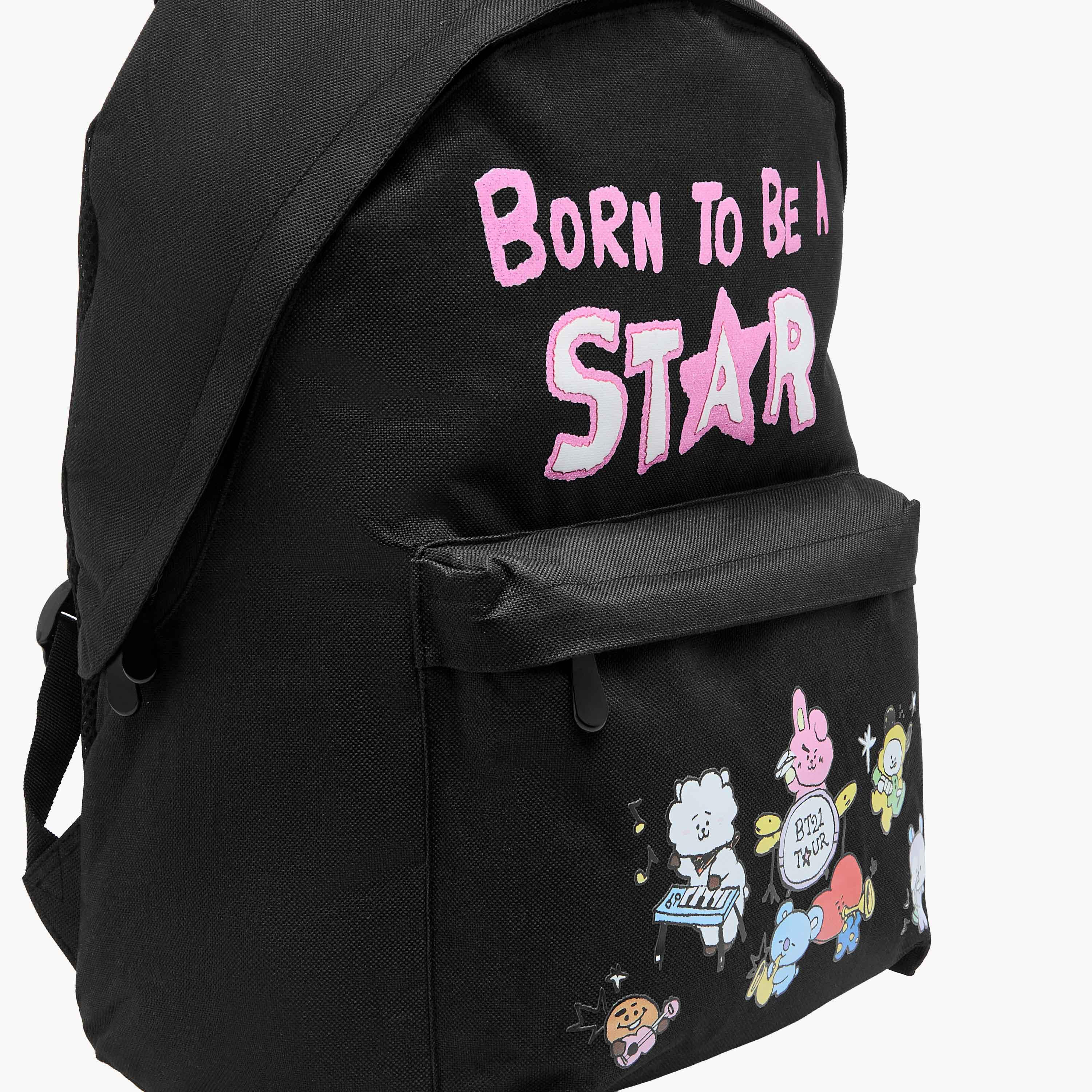شنطة ظهر بطبعات وحمالات قابلة للتعديل وسحاب إغلاق من بي تي 21 - 36×44×64 سم-school-bagsandbackpacks-backpacks-image-5