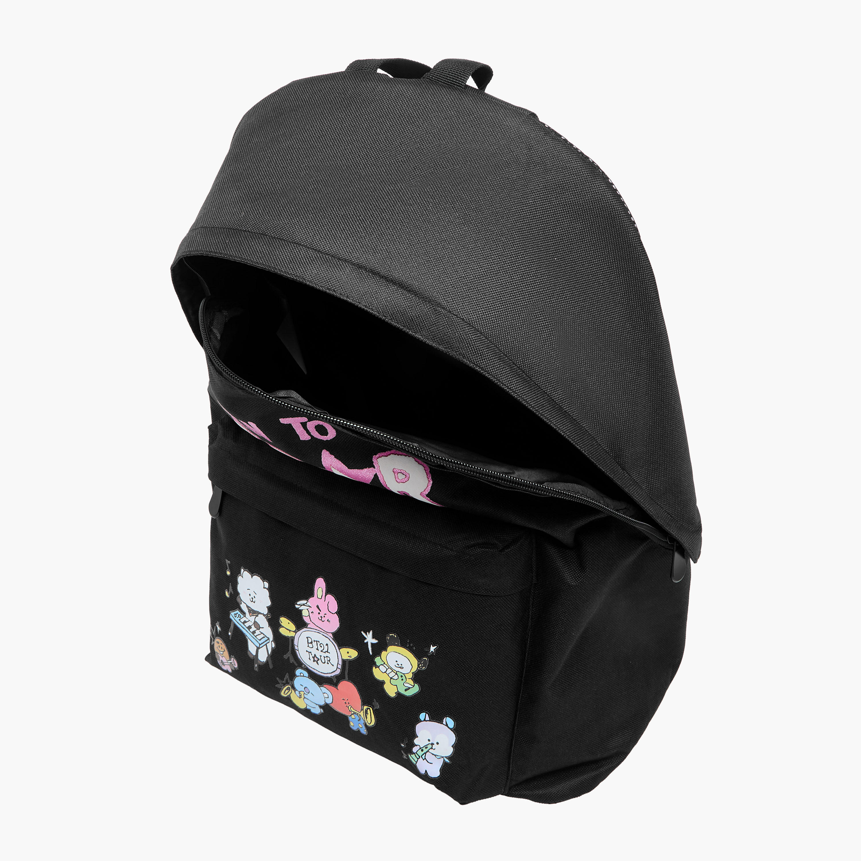 BT21 Printed Backpack with Adjustable Straps and Zip Closure - 36x44x64 cms-school-bagsandbackpacks-backpacks-image-7