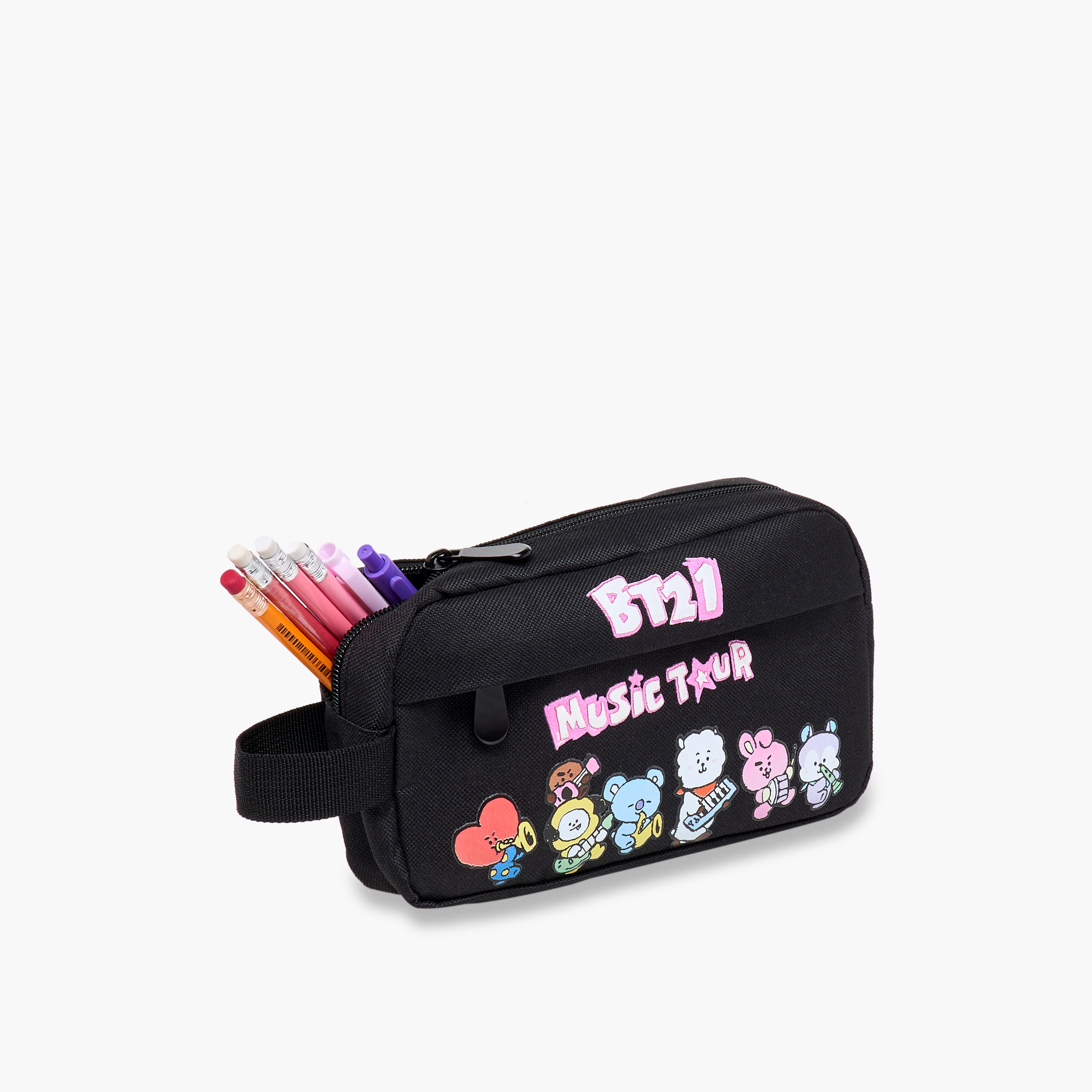 BT21 Printed Pencil Pouch with Zip Closure-school-stationery-pencilcases-image-6