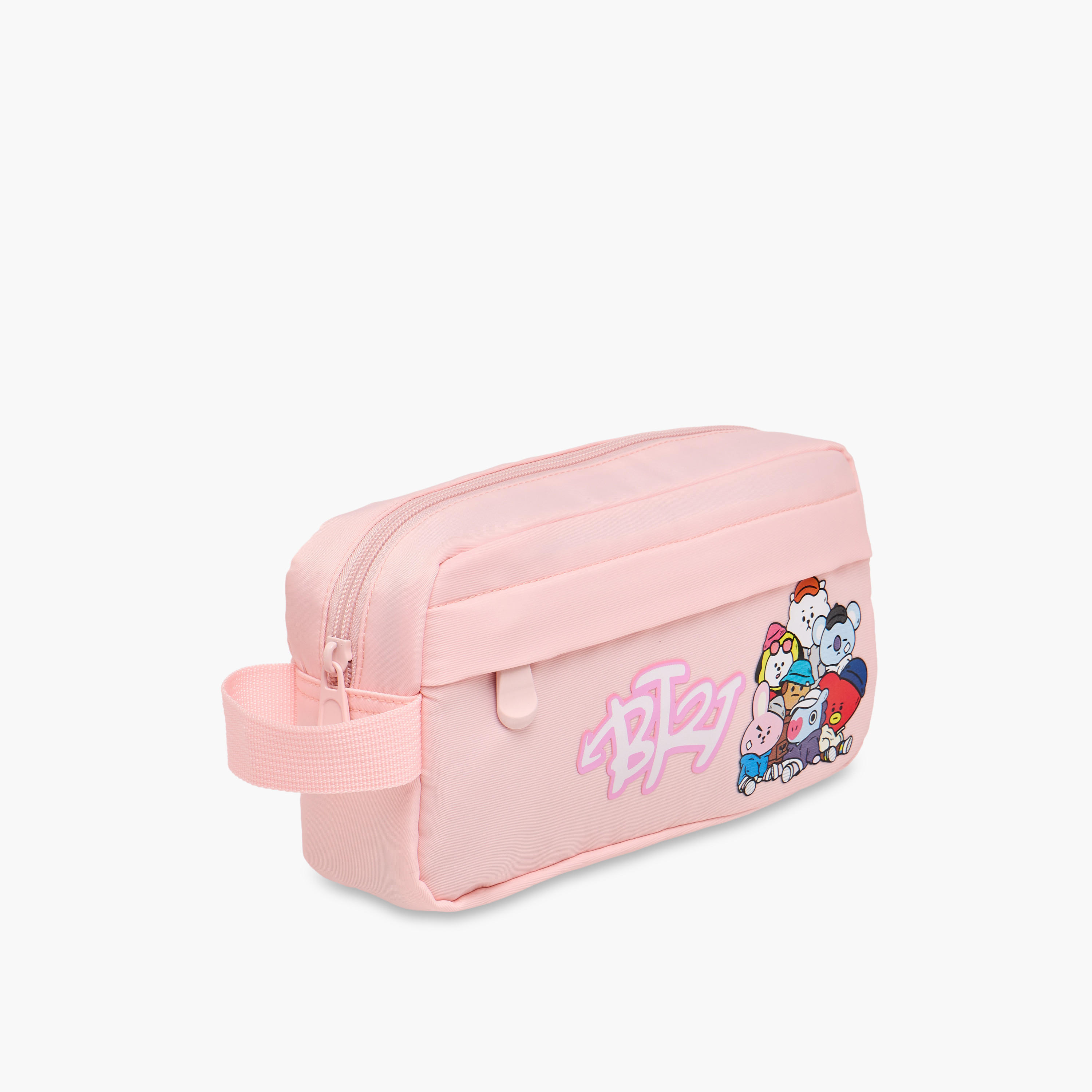BT21 Printed Pencil Pouch with Zip Closure-school-stationery-pencilcases-image-2
