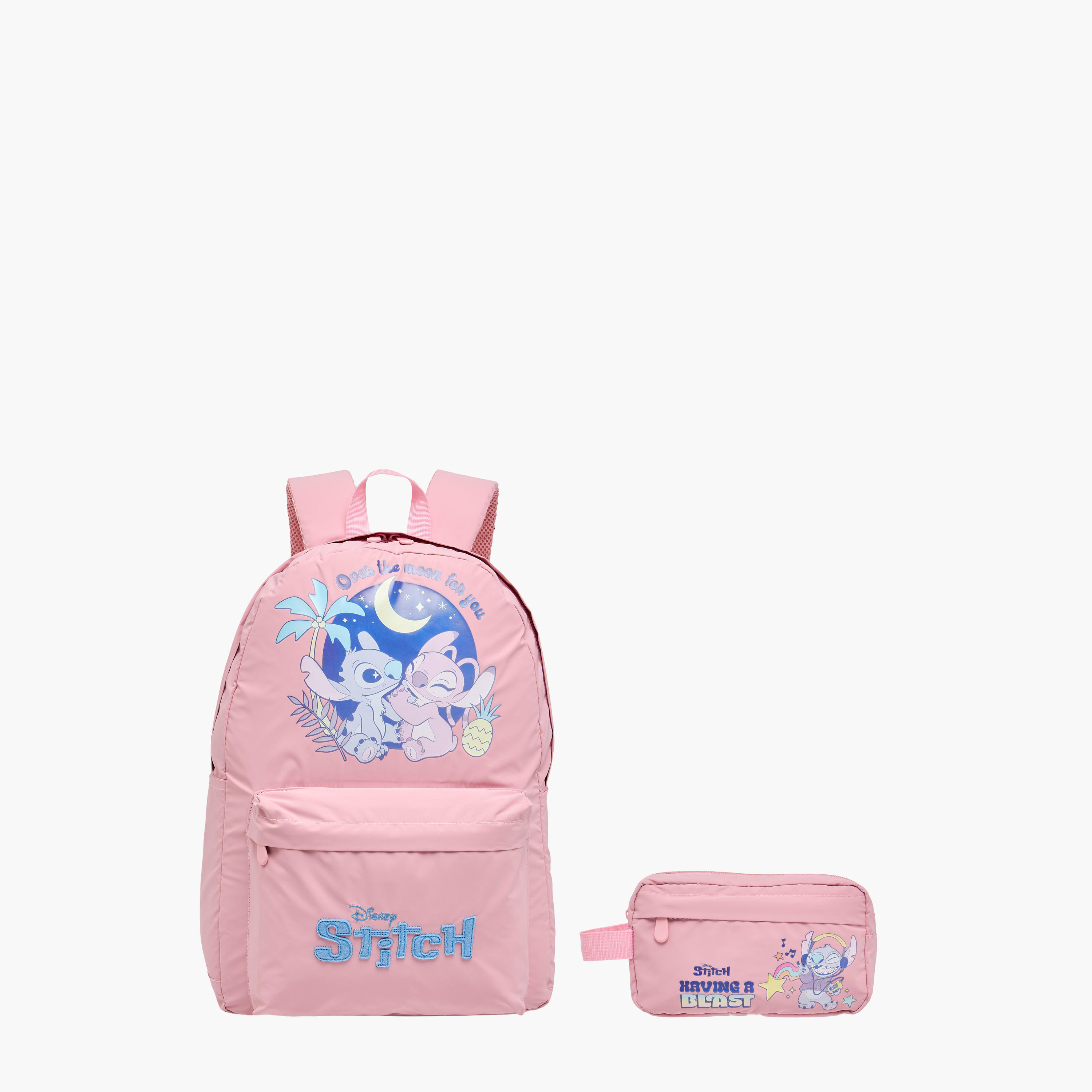 Stitch Print Pencil Pouch with Zip Closure-school-stationery-pencilcases-image-7