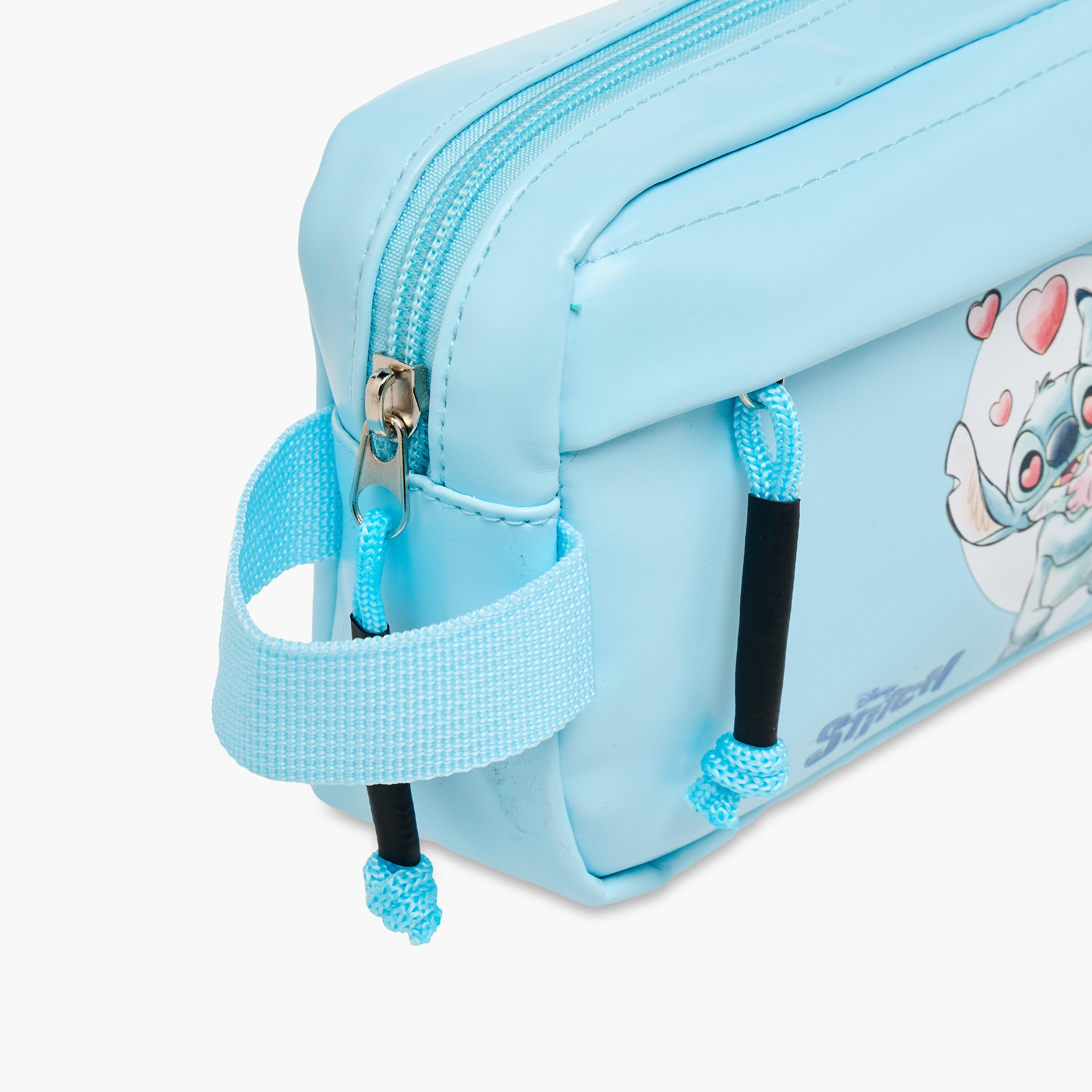 Stitch Print Pencil Case with Zip Closure-school-stationery-pencilcases-image-4
