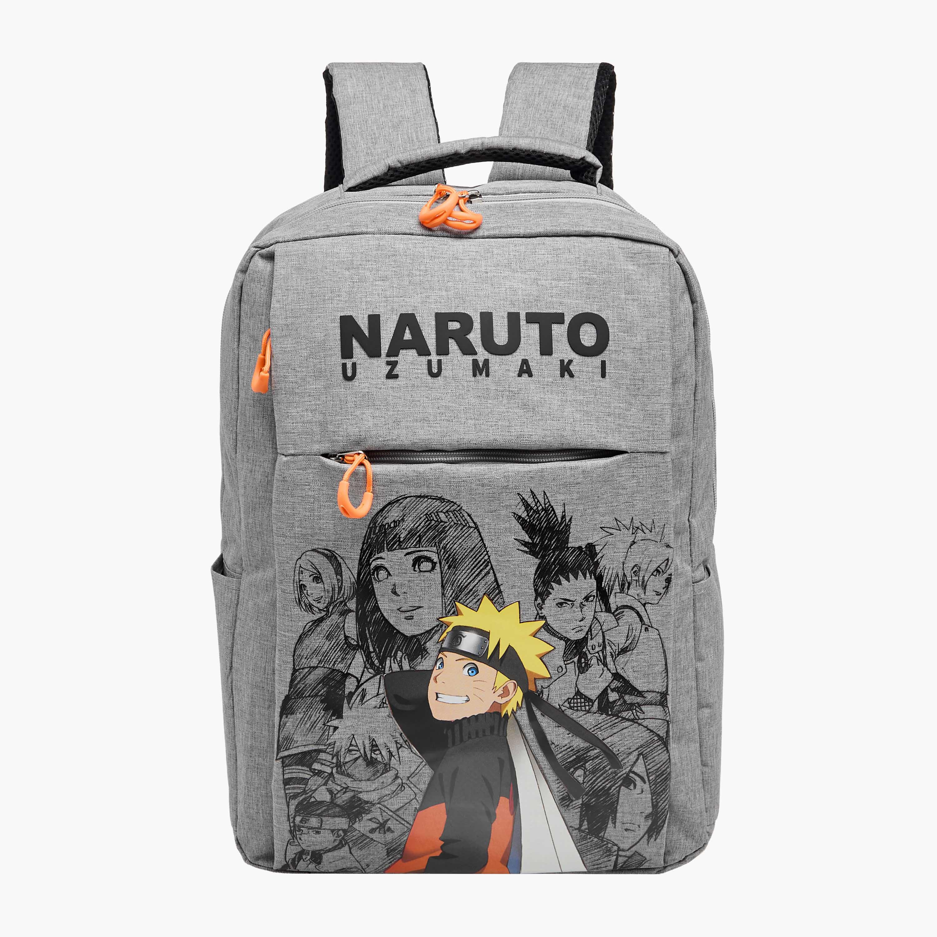 Naruto Print Backpack with Adjustable Shoulder Straps and Zip Closure - 64x44x36 cms-school-bagsandbackpacks-backpacks-image-1