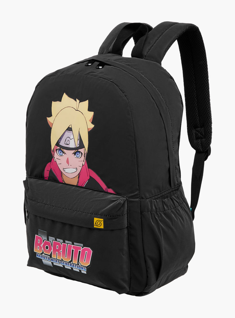 شنطة ظهر بطبعات ناروتو وحمّالات قابلة للتعديل وسحاب إغلاق - 64x44x36 سم-school-bagsandbackpacks-backpacks-image-2