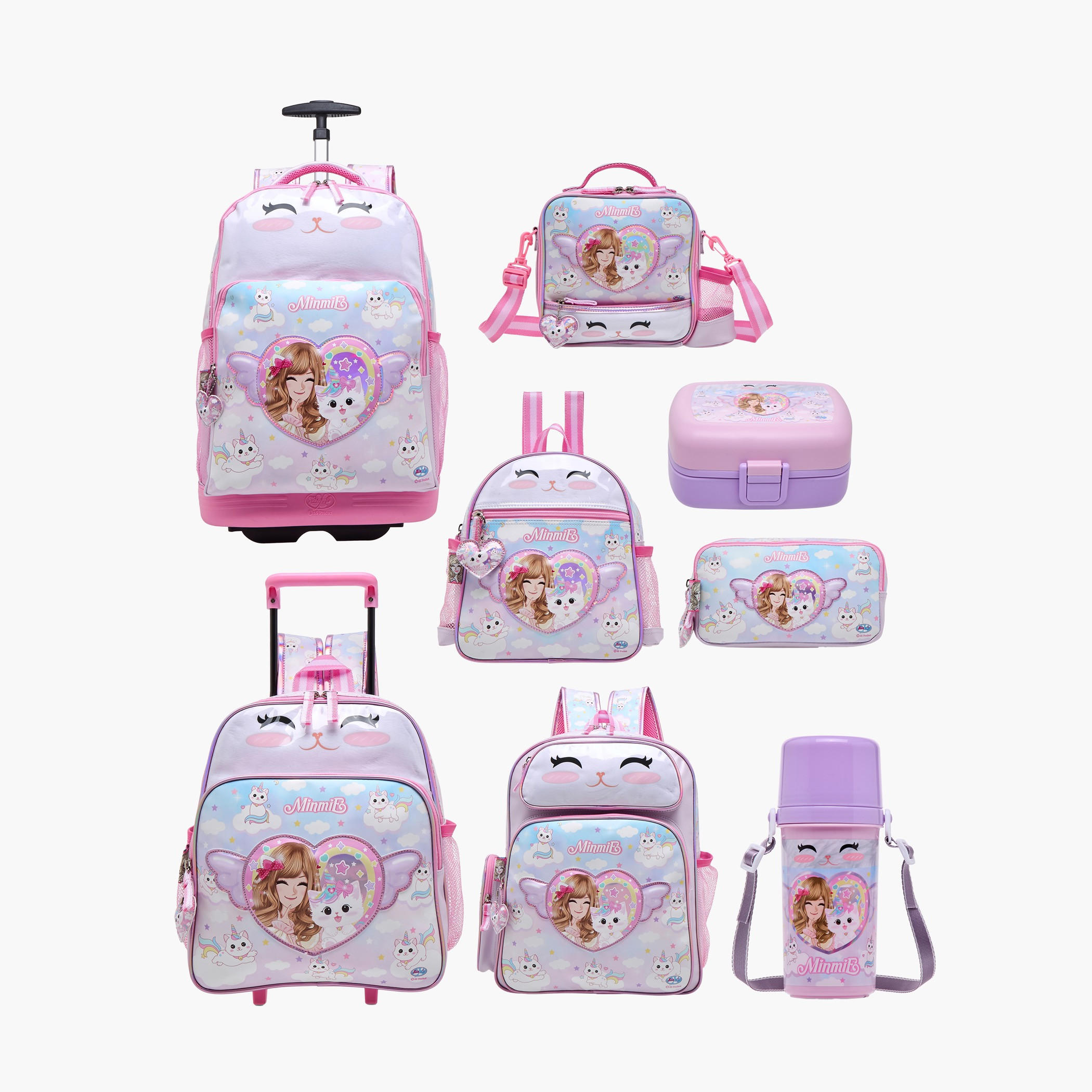 صندوق غداء مقسم مع أدوات مائدة بطبعات كاتيكورن من مينمي-school-lunchessentials-lunchboxes-image-7