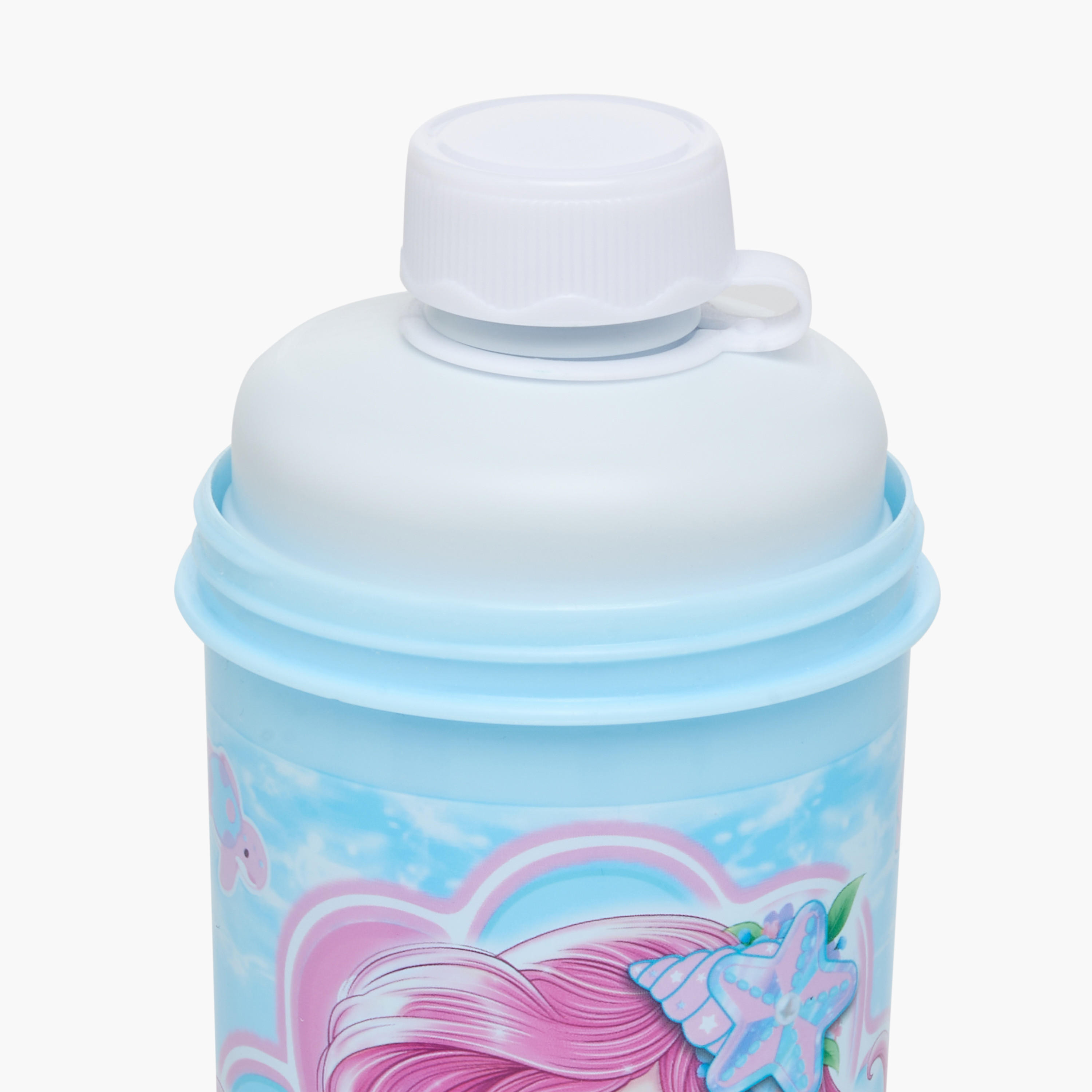 Minmie Mermaid Plastic Water Bottle with BPA-Free – 450 ml-school-waterbottles-image-7