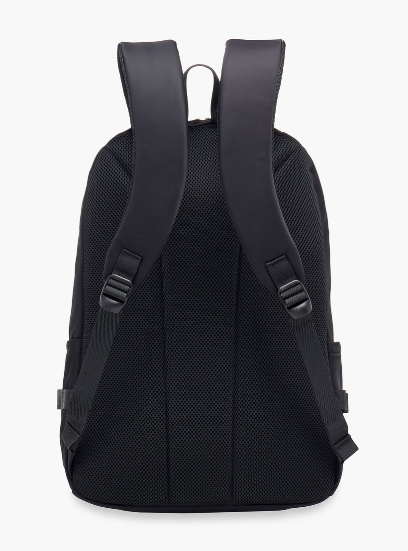 Lee Cooper Solid Backpack with Adjustable Straps and Zip Closure - 19x35x50 cm-school-bagsandbackpacks-backpacks-image-7