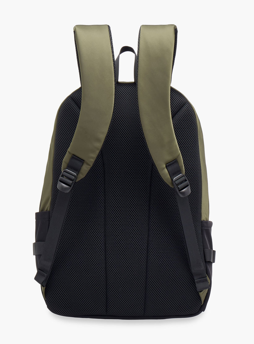 Lee Cooper Solid Backpack with Adjustable Straps and Zip Closure - 19x35x50 cm-school-bagsandbackpacks-backpacks-image-5