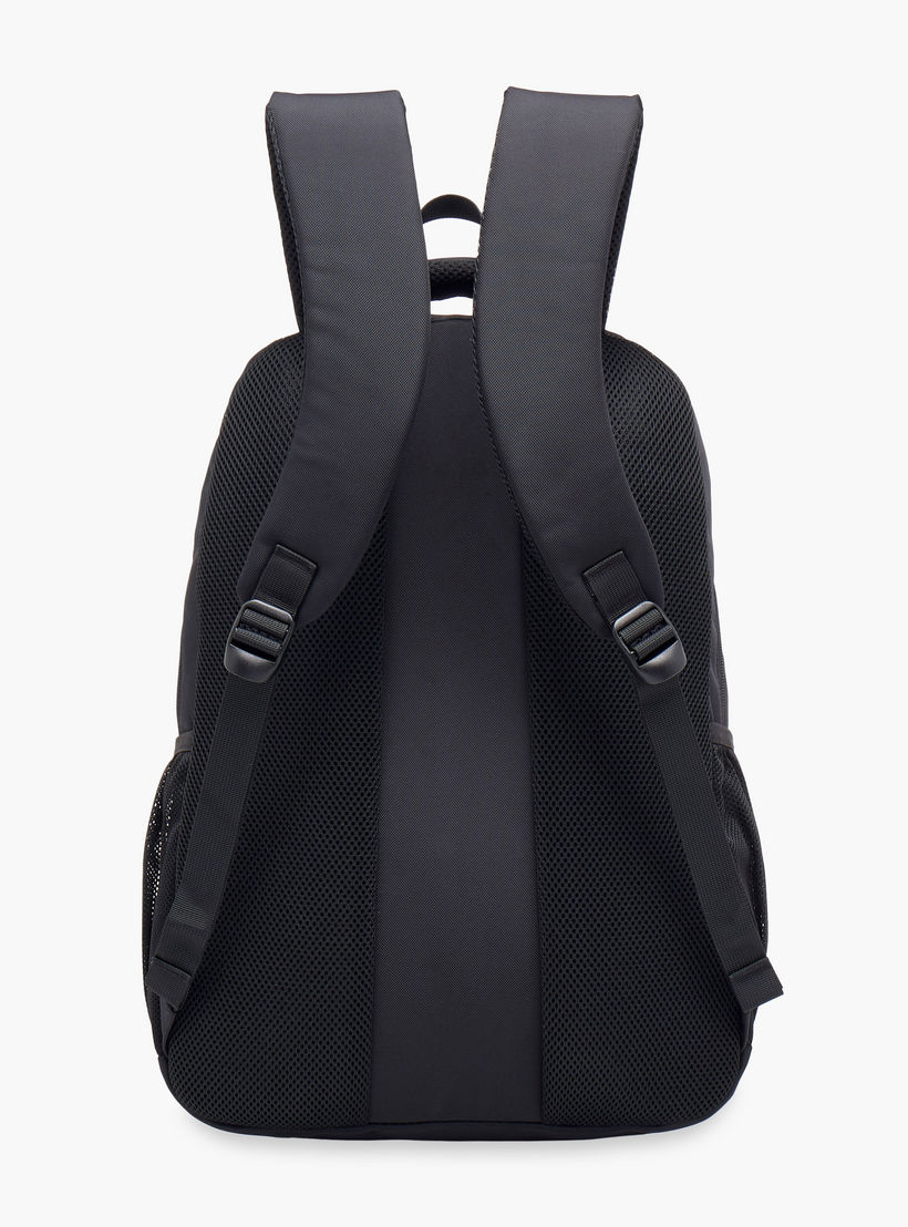 Lee Cooper Logo Print Backpack with Adjustable Straps and Zip Closure - 18x33x47 cm-school-bagsandbackpacks-backpacks-image-7