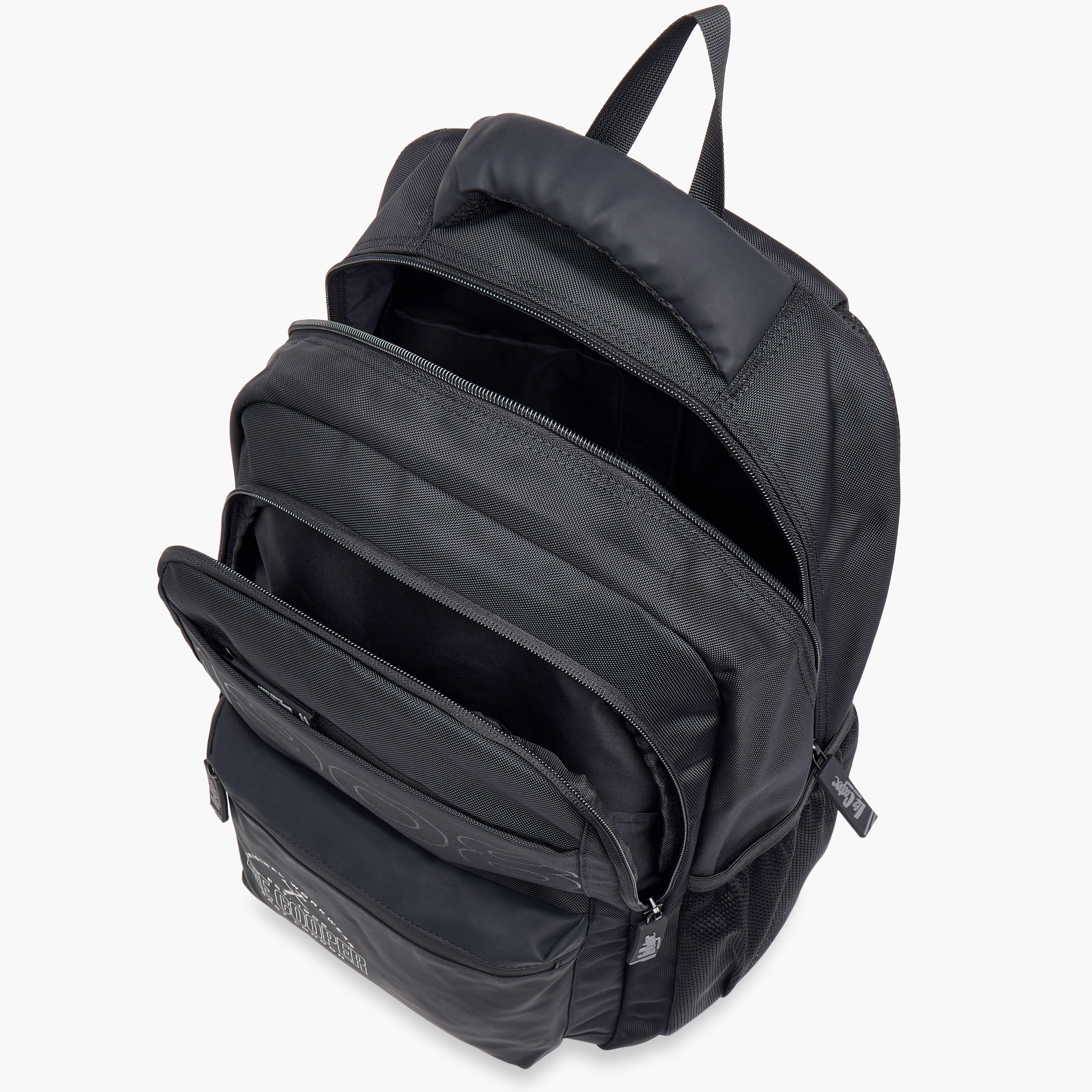 Lee Cooper Logo Print Backpack with Adjustable Straps and Zip Closure - 18x33x47 cm-school-bagsandbackpacks-backpacks-image-10