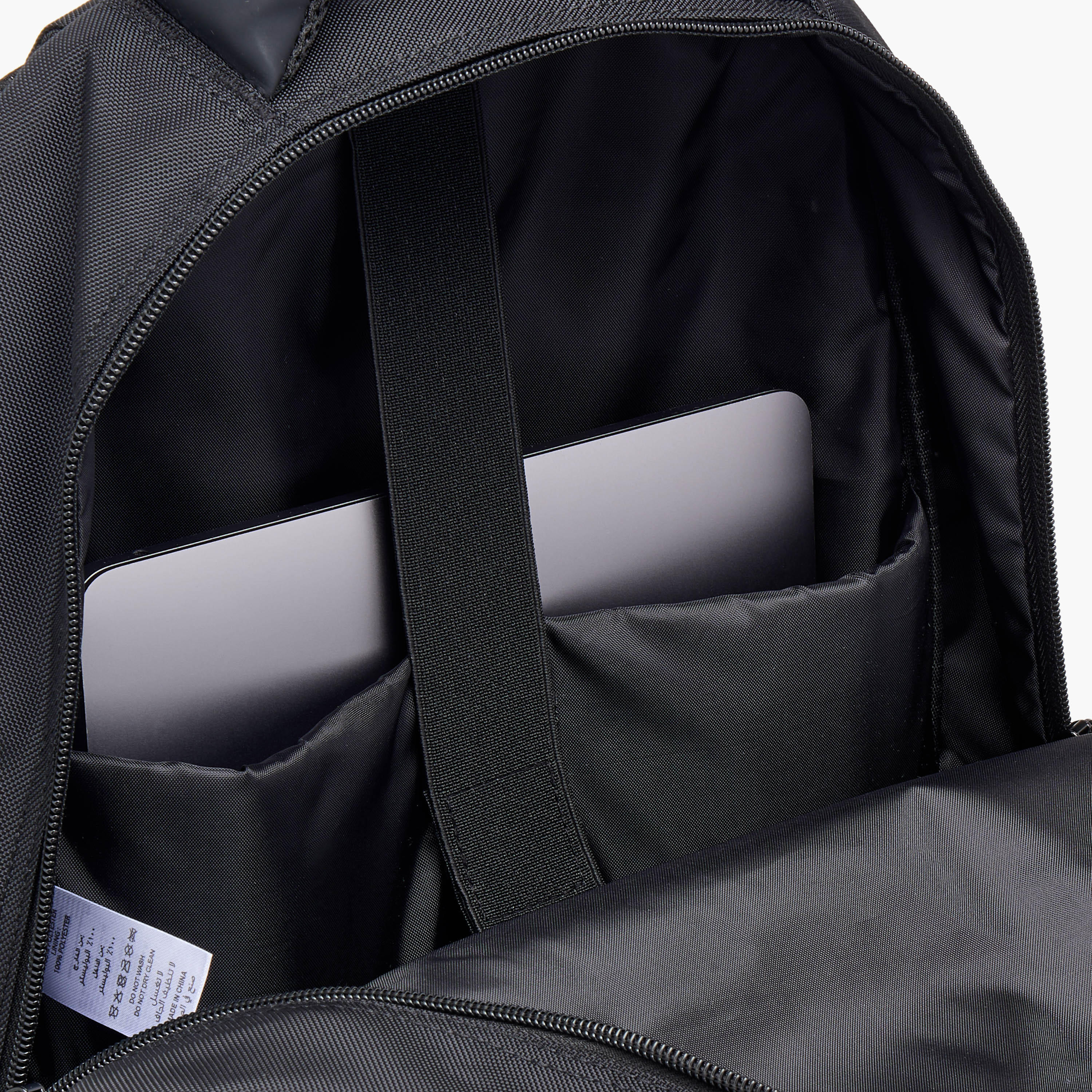 Lee Cooper Logo Print Backpack with Adjustable Straps and Zip Closure - 18x33x47 cm-school-bagsandbackpacks-backpacks-image-11