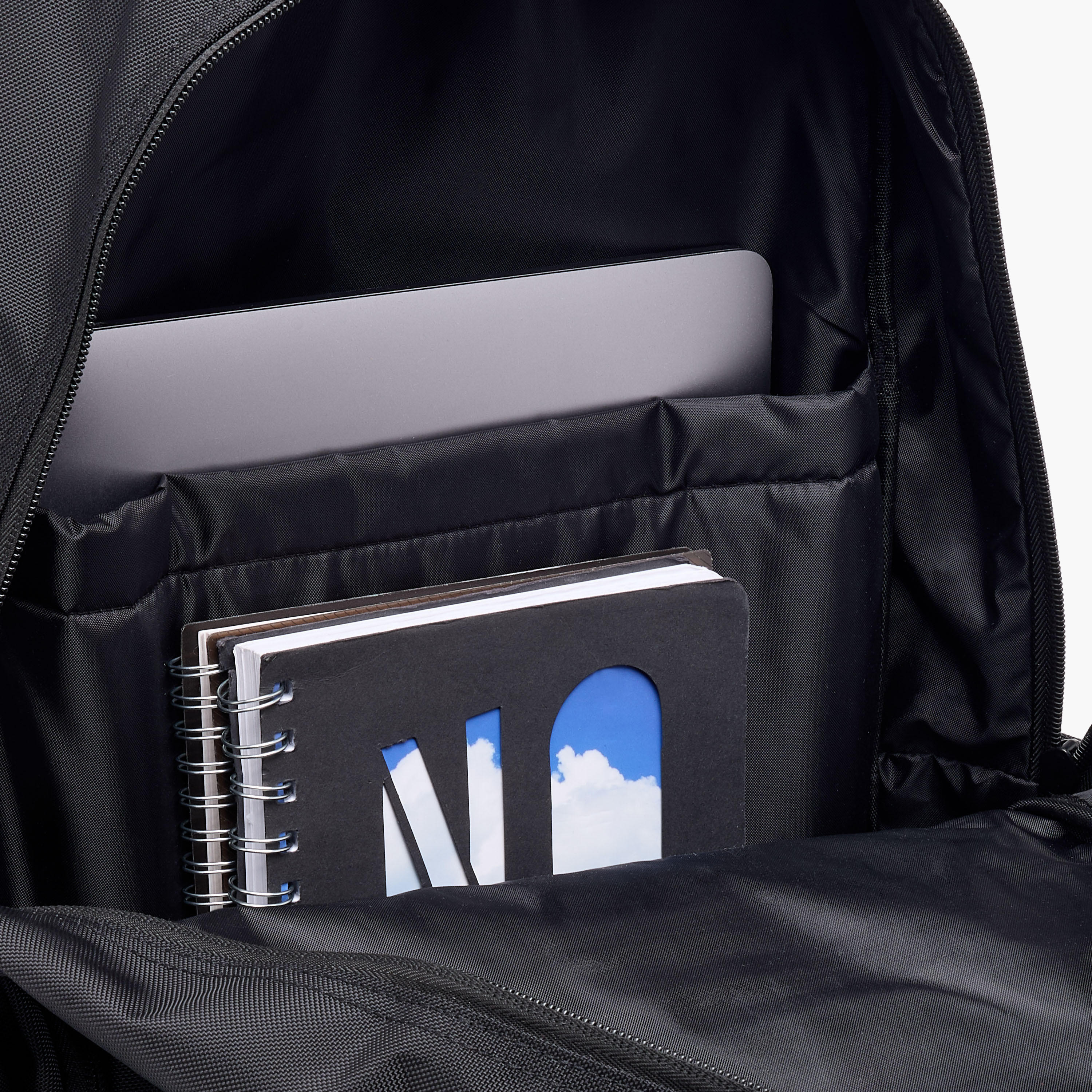 Kappa Logo Applique Backpack with Adjustable Straps and Zip Closure - 19x32x48 cm-school-bagsandbackpacks-backpacks-image-10