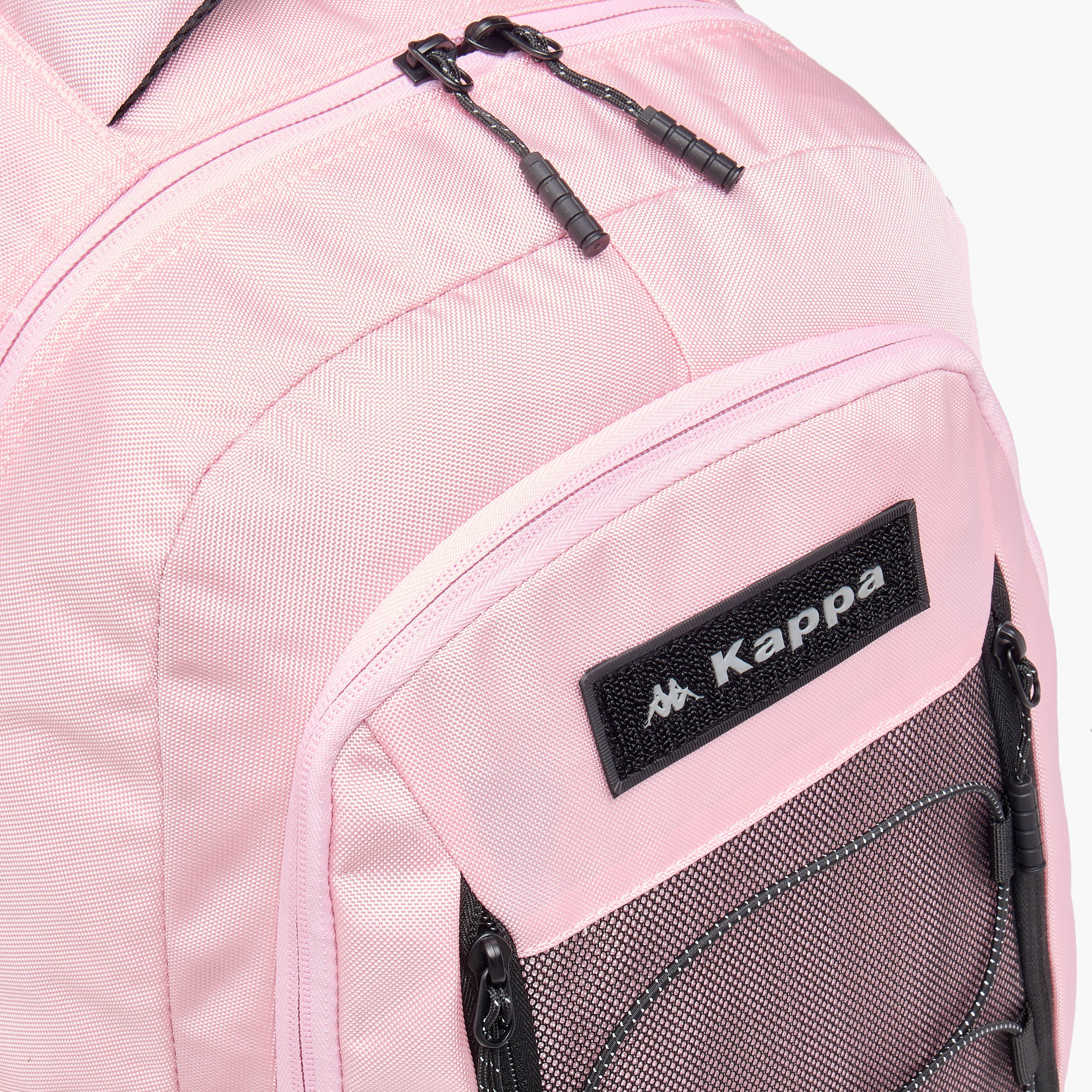 شنطة ظهر بأحزمة قابلة للتعديل وسحاب إغلاق وزخارف الشعار من كابا - 19x32x48 سم-school-bagsandbackpacks-backpacks-image-6