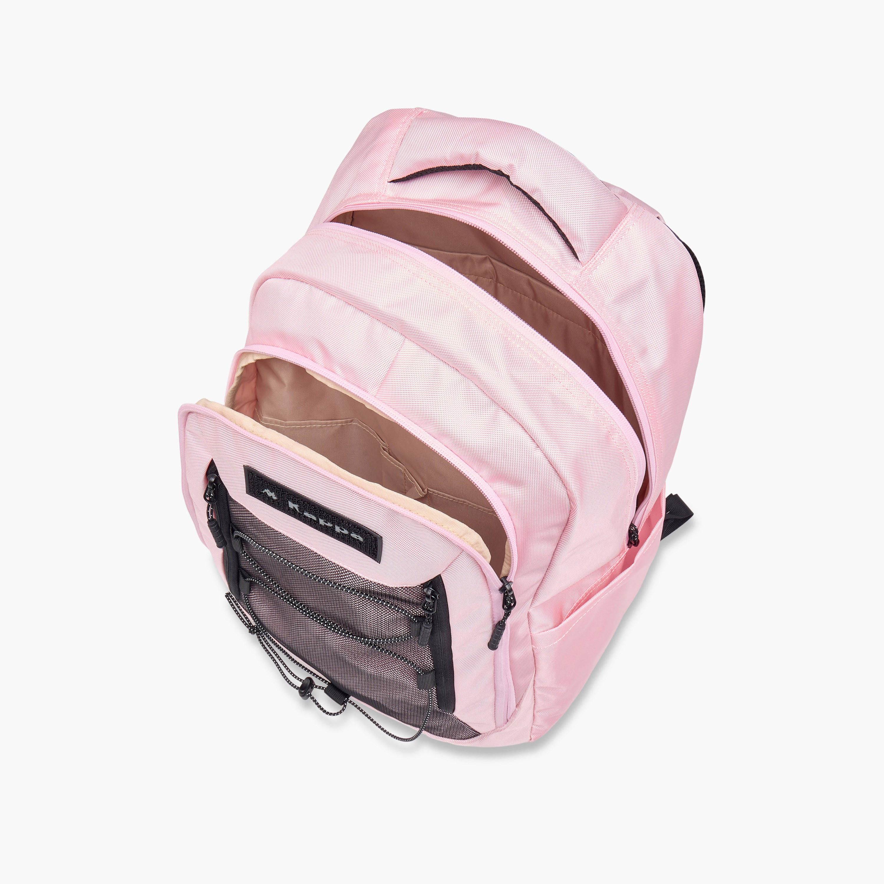 Kappa Logo Applique Backpack with Adjustable Straps and Zip Closure - 19x32x48 cm-school-bagsandbackpacks-backpacks-image-7