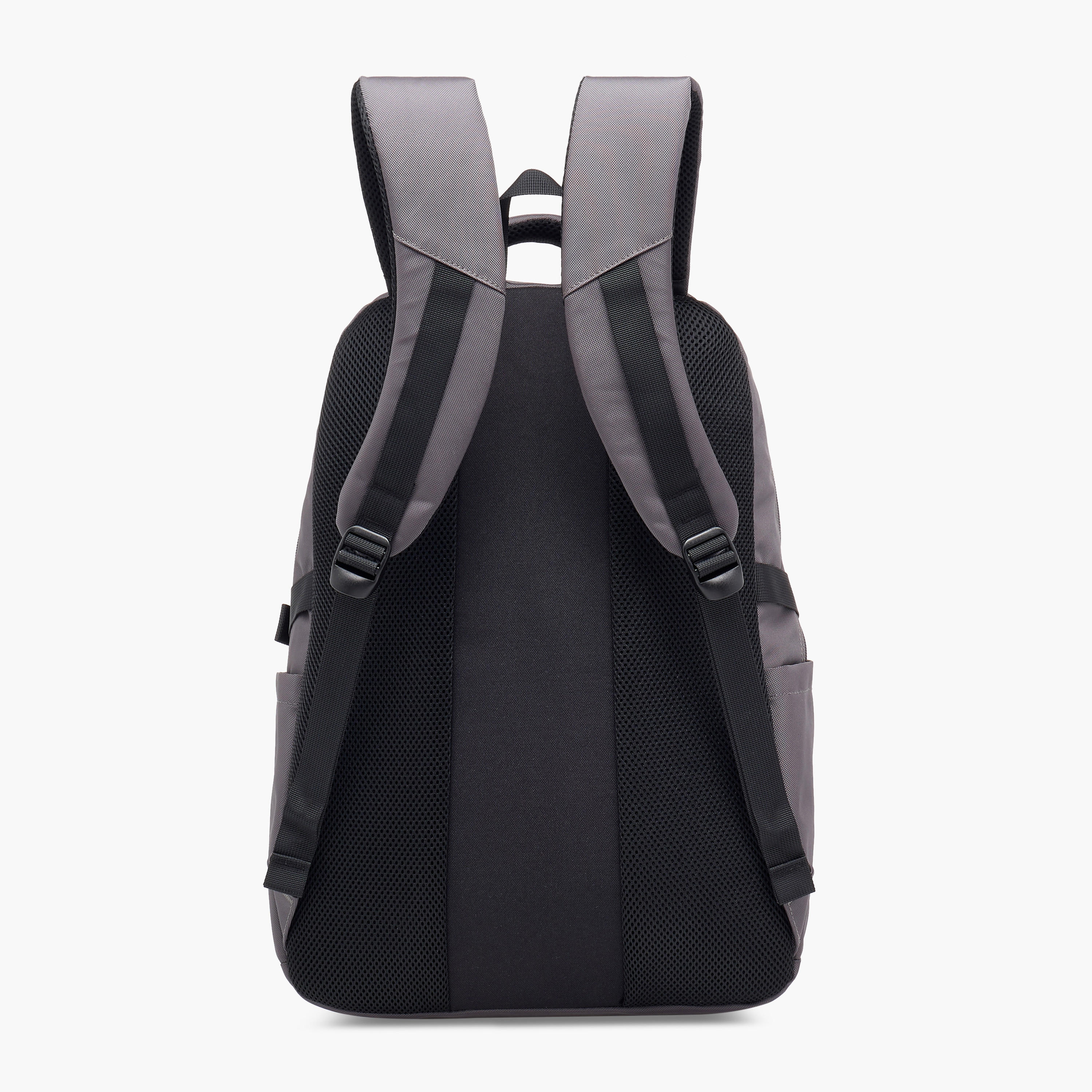 Kappa Logo Print Backpack with Adjustable Straps and Zip Closure - 17x35x48 cm-school-bagsandbackpacks-backpacks-image-7
