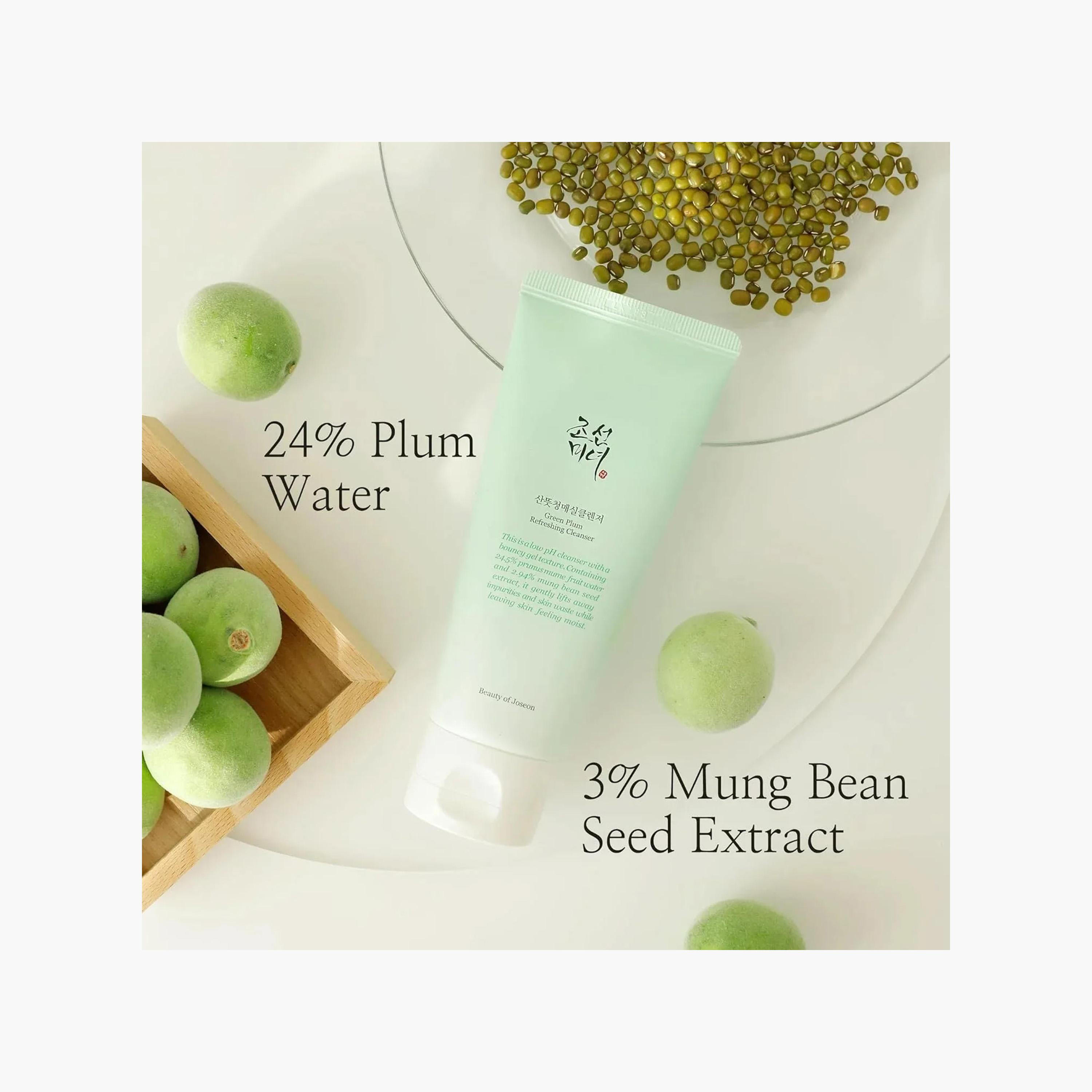 Beauty of Joseon Green Plum Refreshing Cleanser - 100 ml-beautyandpersonalcare-kbeauty-skin-cleansers-facewashandcleansers-image-3