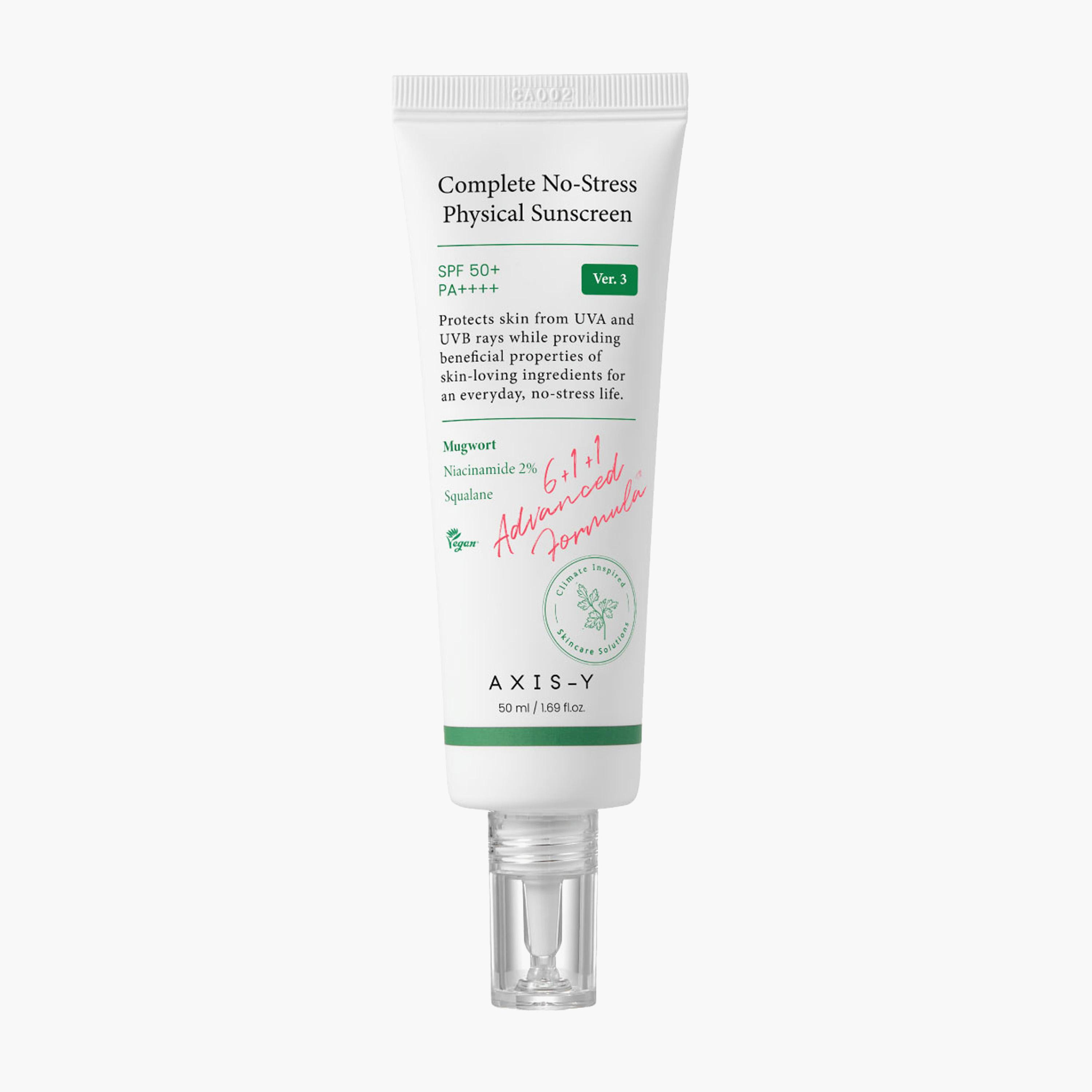 AXIS-Y Complete No-Stress Physical Sunscreen SPF50+ PA++++ - 50 ml-beautyandpersonalcare-skin-suncare-facesunscreen-image-1
