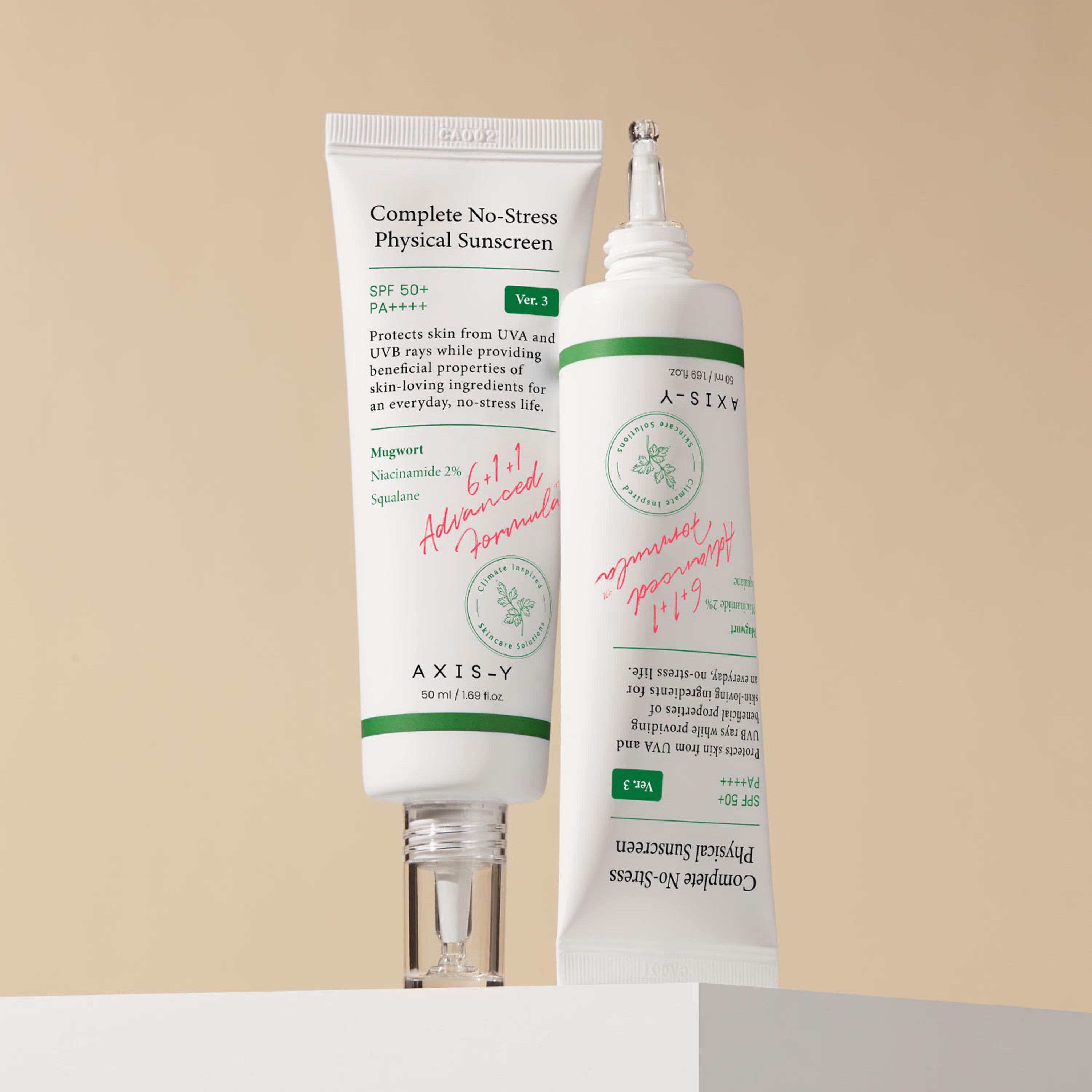 AXIS-Y Complete No-Stress Physical Sunscreen SPF50+ PA++++ - 50 ml-beautyandpersonalcare-skin-suncare-facesunscreen-image-2