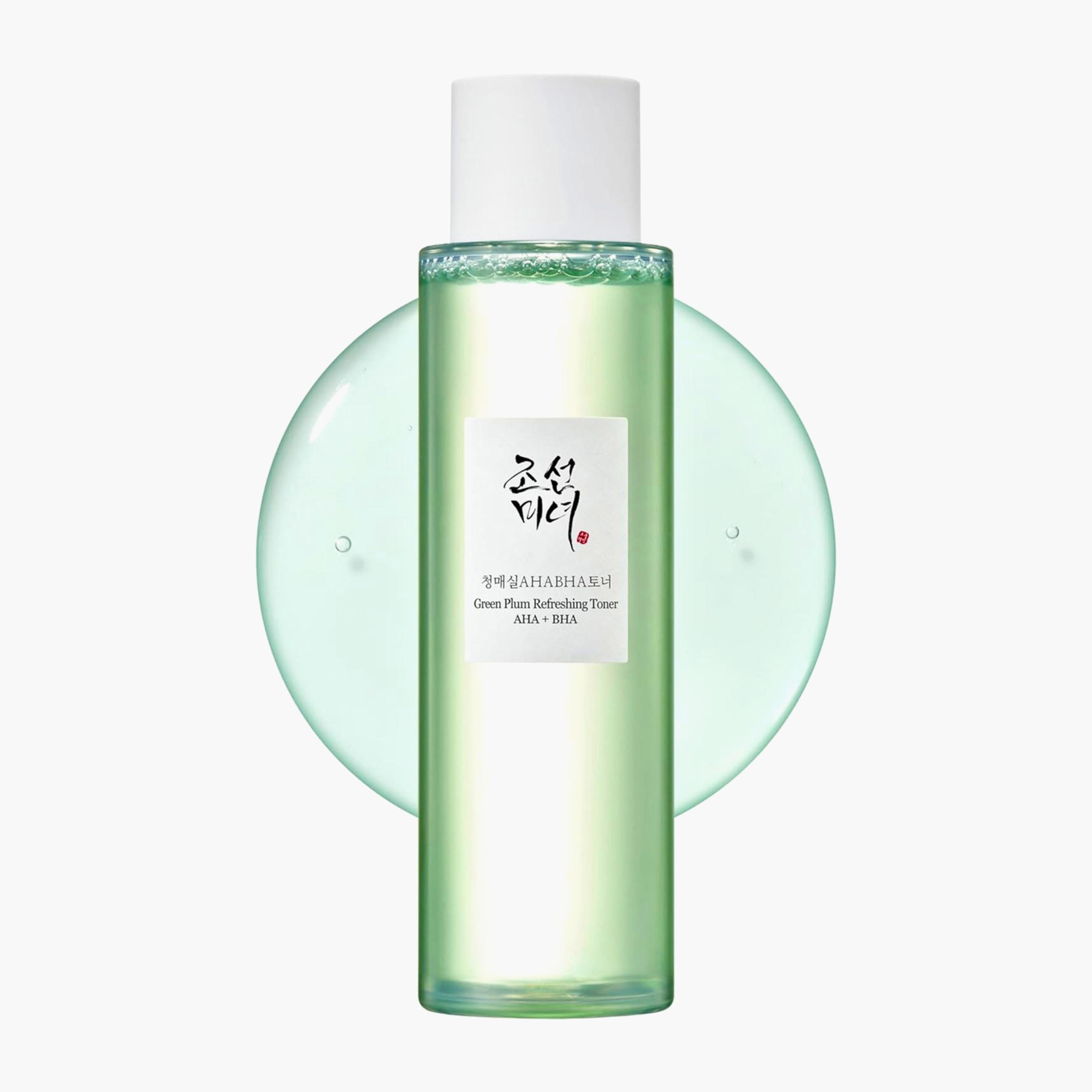 Beauty of Joseon AHA + BHA Green Plum Refreshing Toner - 150 ml-beautyandpersonalcare-kbeauty-skin-cleansers-facewashandcleansers-image-1