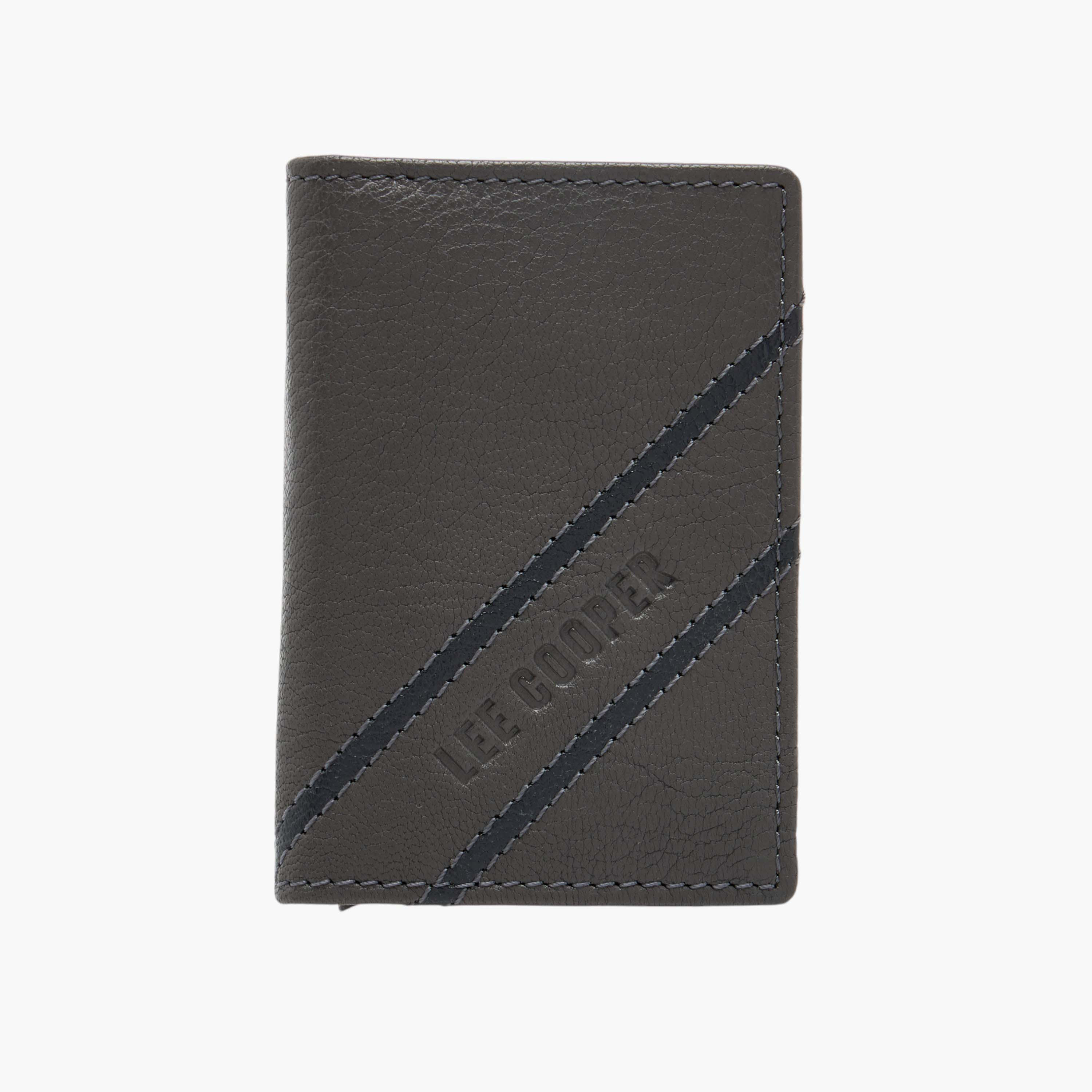 Lee Cooper Solid Bi-Fold Cardholder-men-beltsandwallets-wallets-image-1