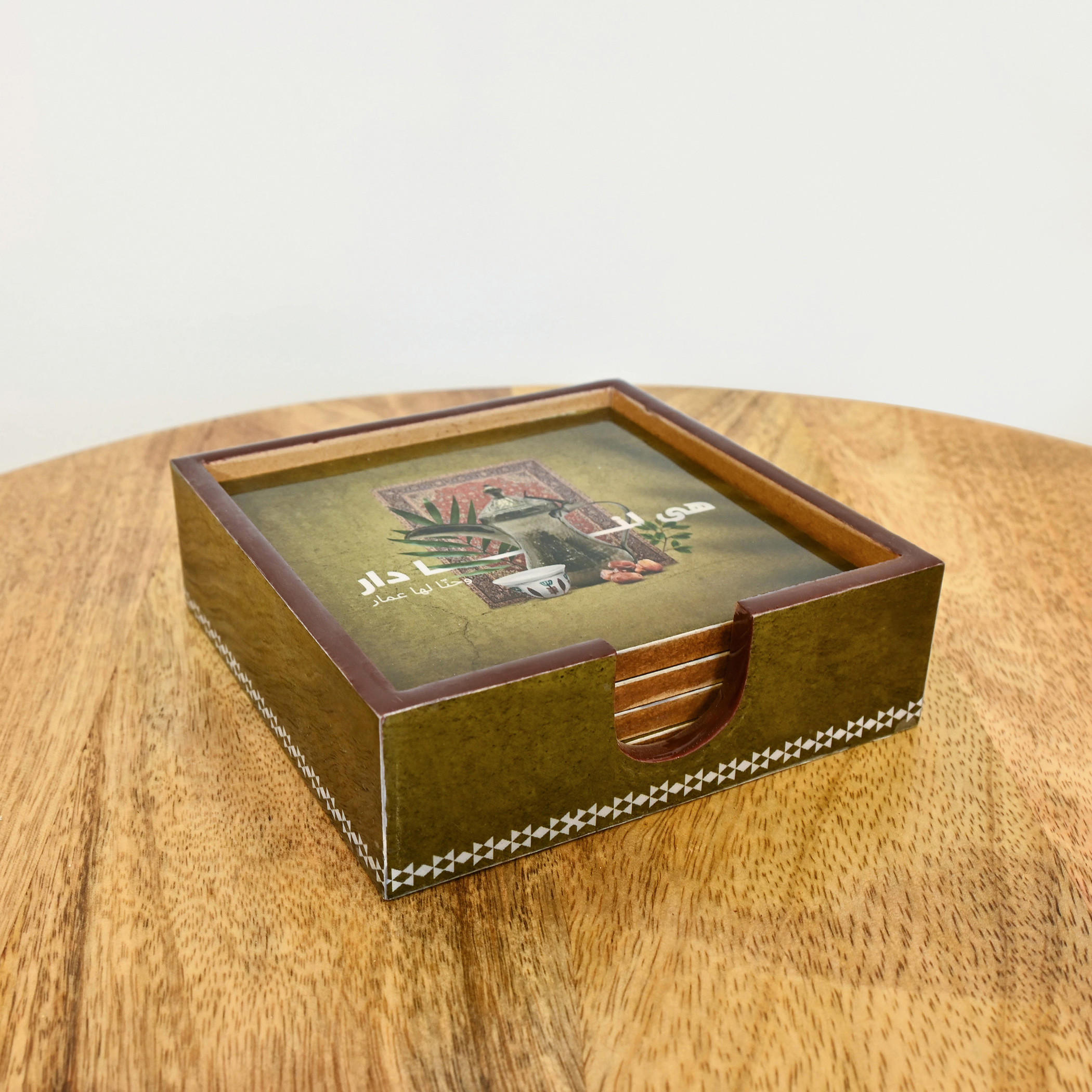 Crafted by Lifestyle 4-Piece Printed Coaster Set-household-decor-decorativeobjectsandsculptures-image-2