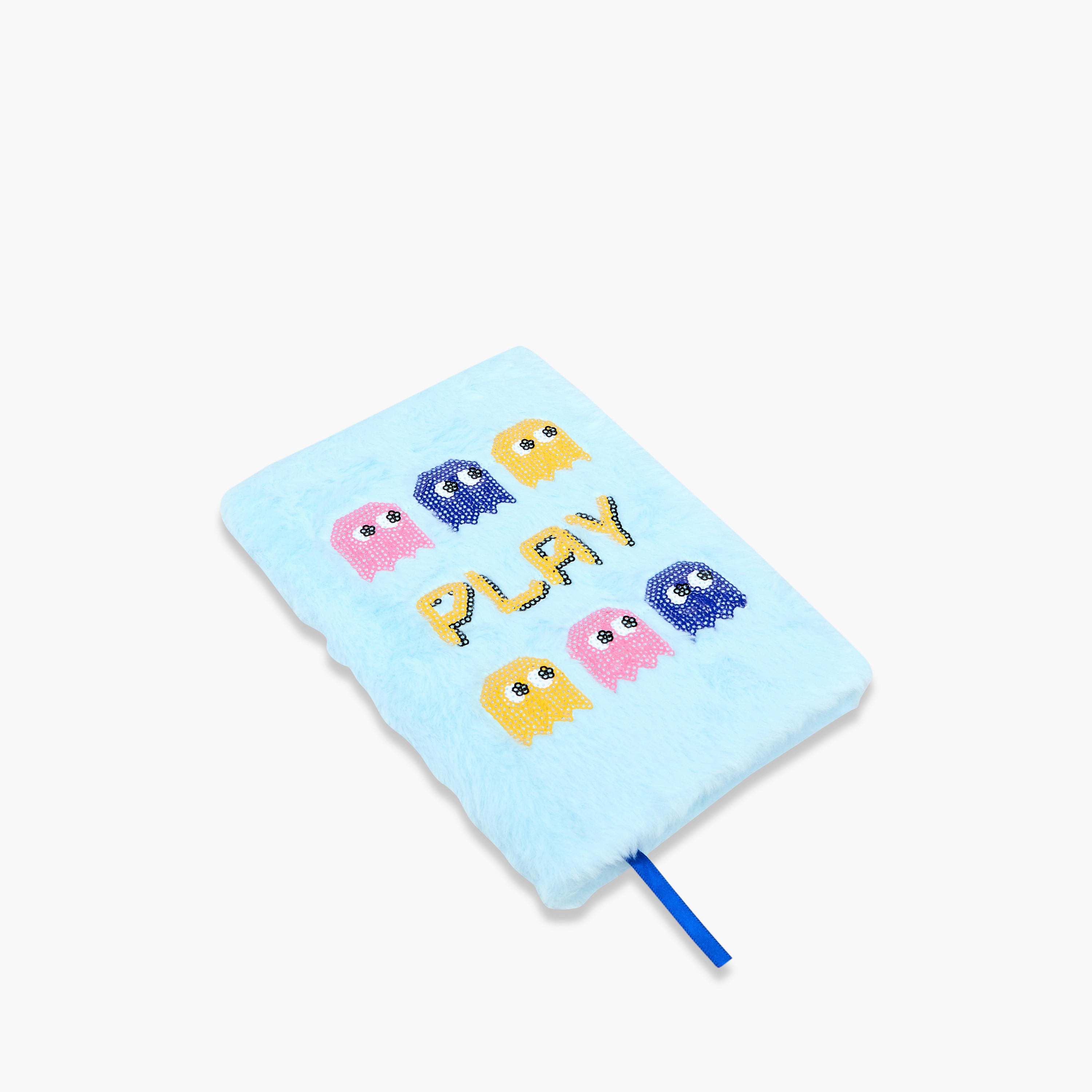 Faux Fur Textured A5 Ruled Notebook-school-stationery-notebooks-image-2