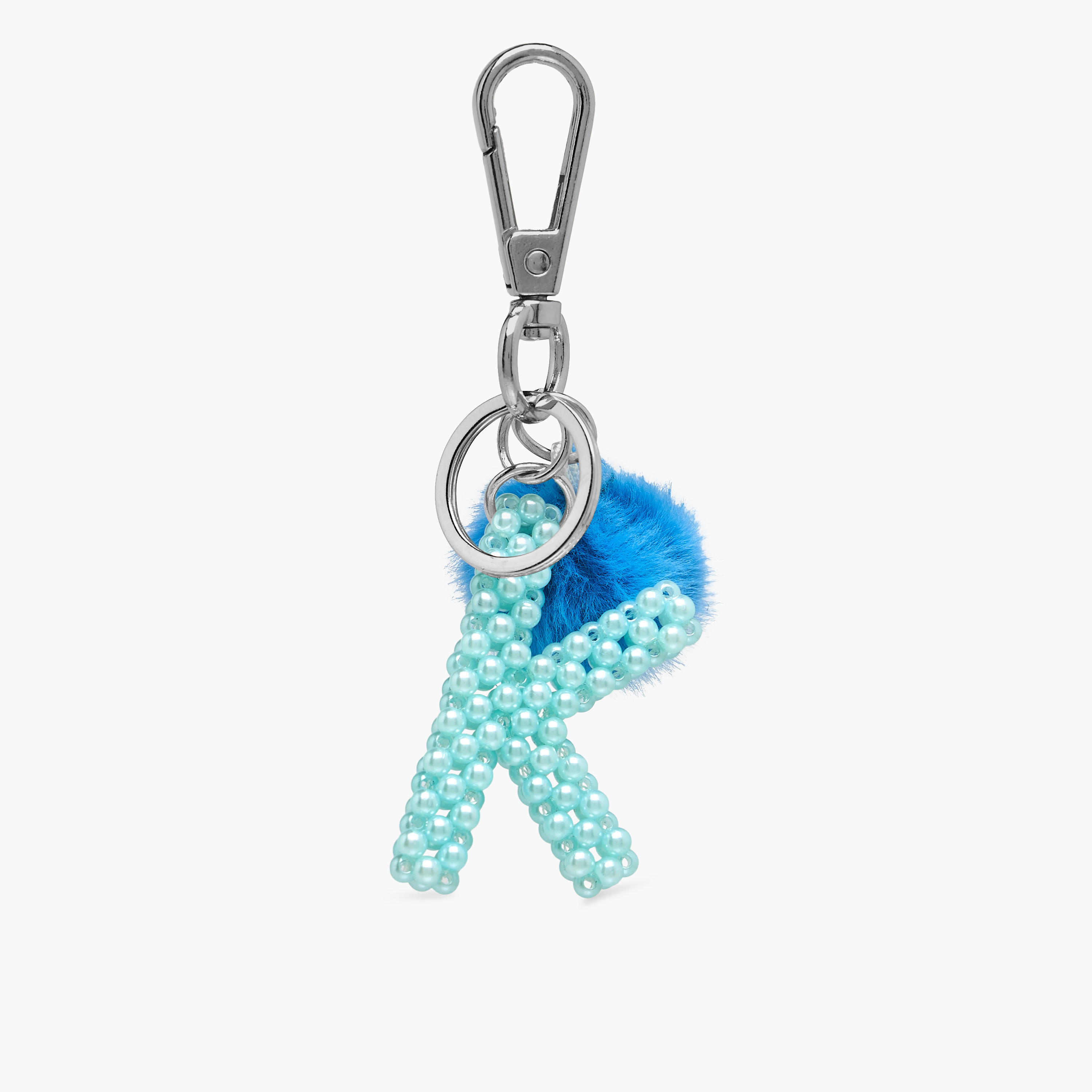 Initial K Accent Keyring with Lobster Clasp-girls-accessories-keyringsandbagcharms-image-1
