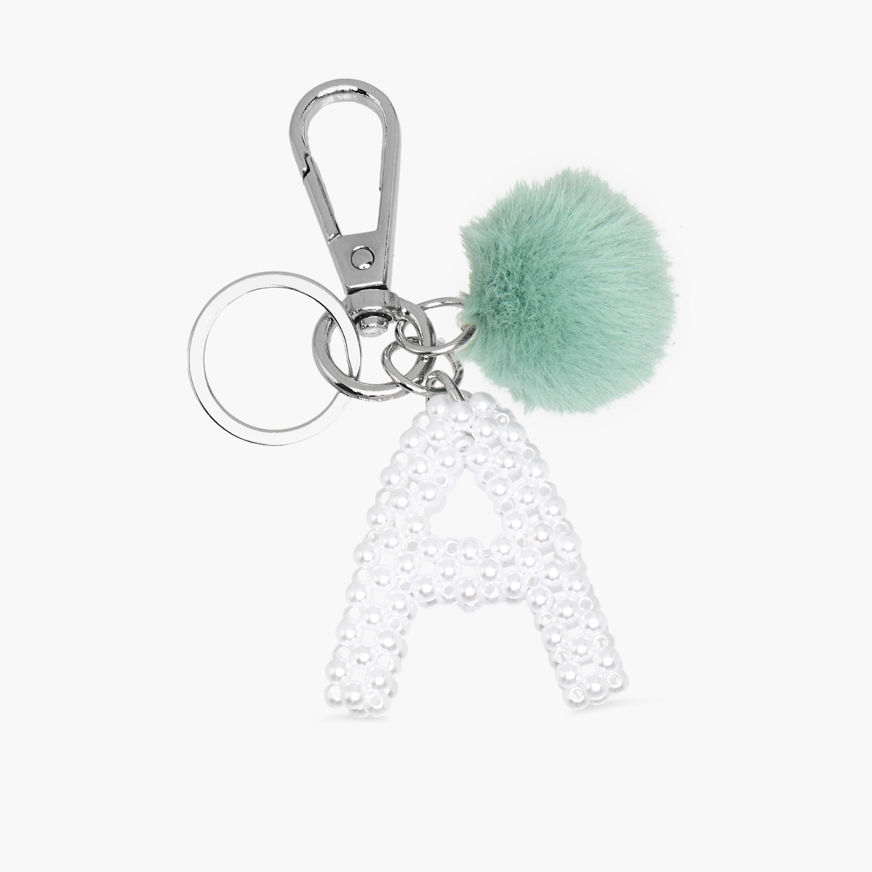 Initial A Accent Keyring with Lobster Clasp-girls-accessories-keyringsandbagcharms-image-2