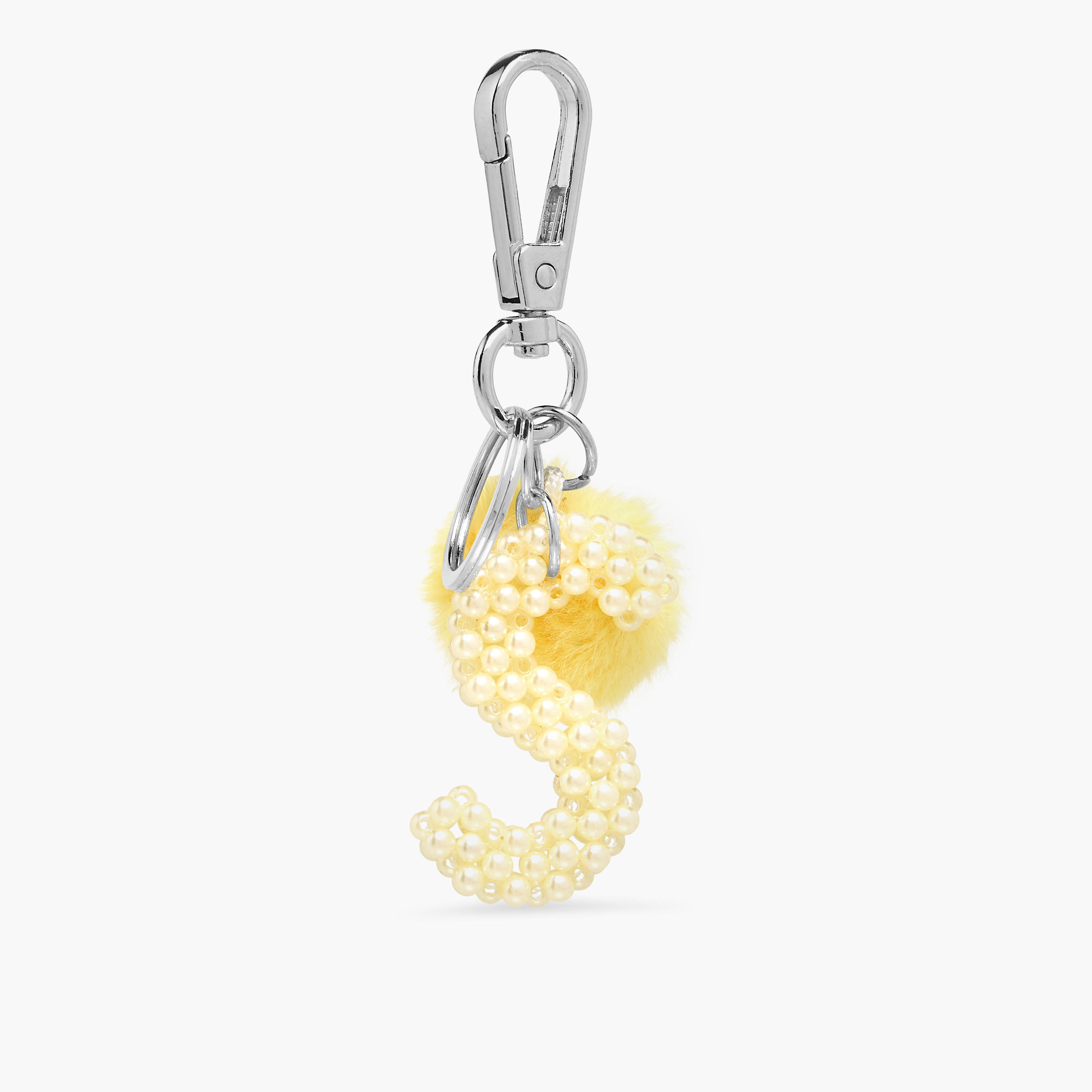 Initial S Accent Keyring with Lobster Clasp-girls-accessories-keyringsandbagcharms-image-1