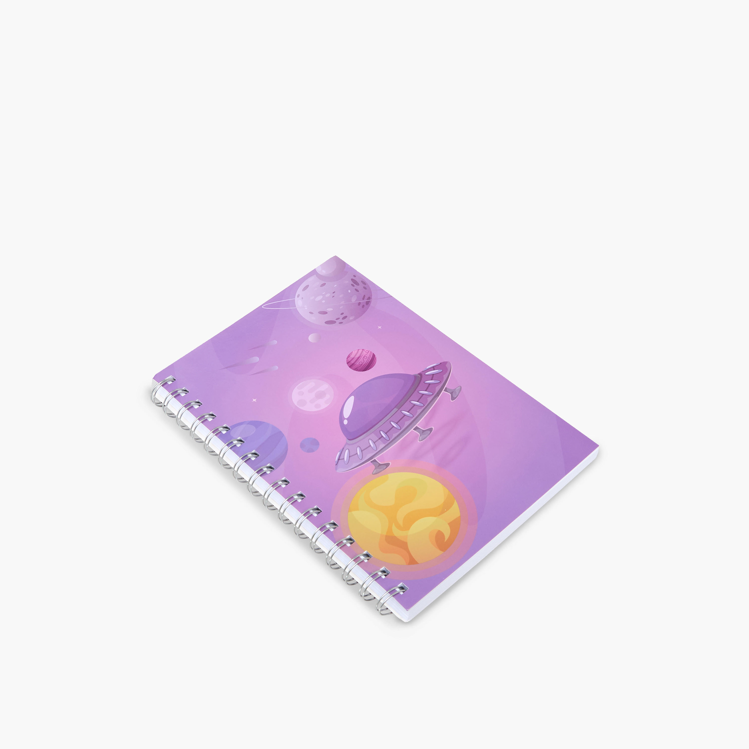 Space Print A5 Ruled Spiral Notebook-school-stationery-notebooks-image-2