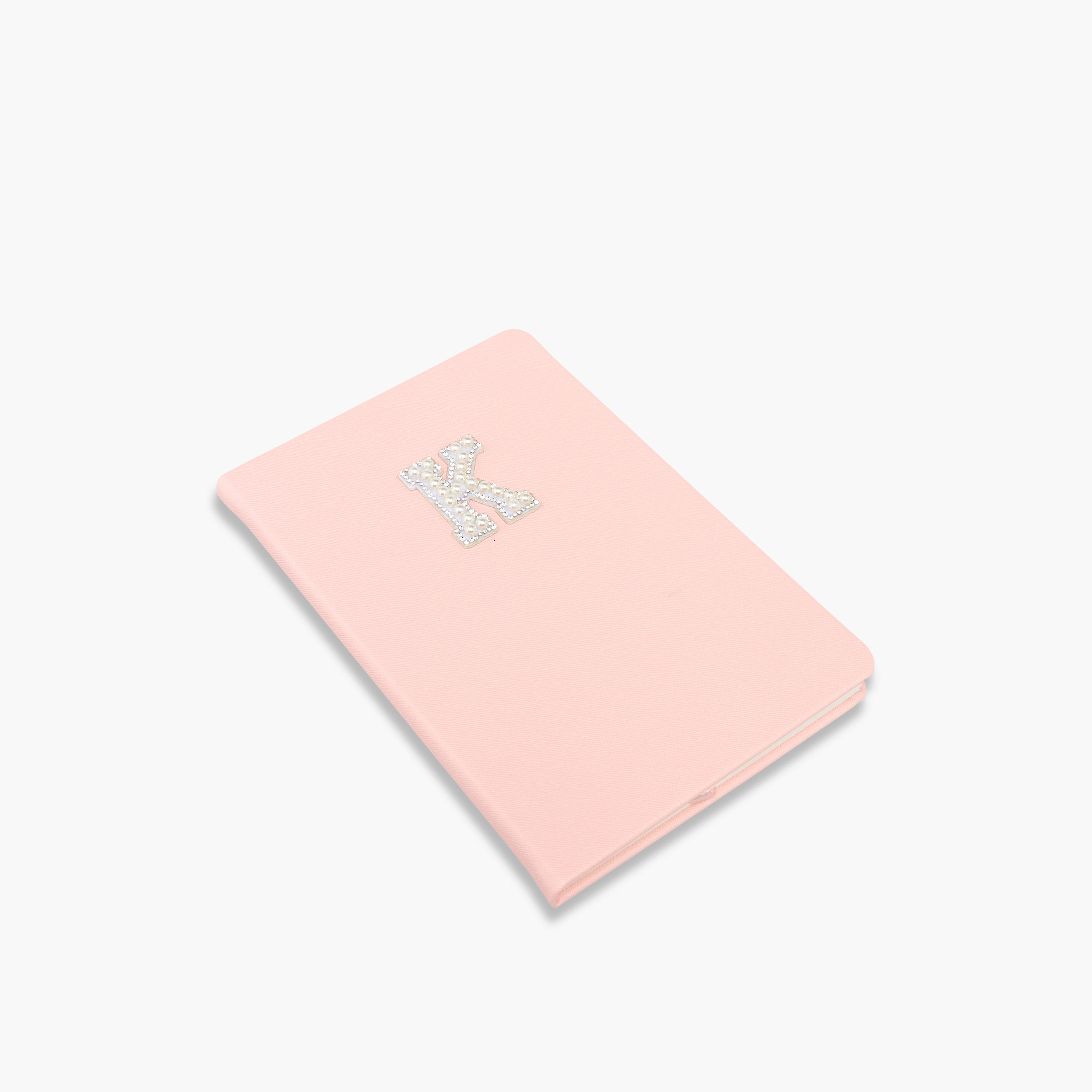 Initial 'K' Embellished Ruled A5 Notebook-school-stationery-notebooks-image-2
