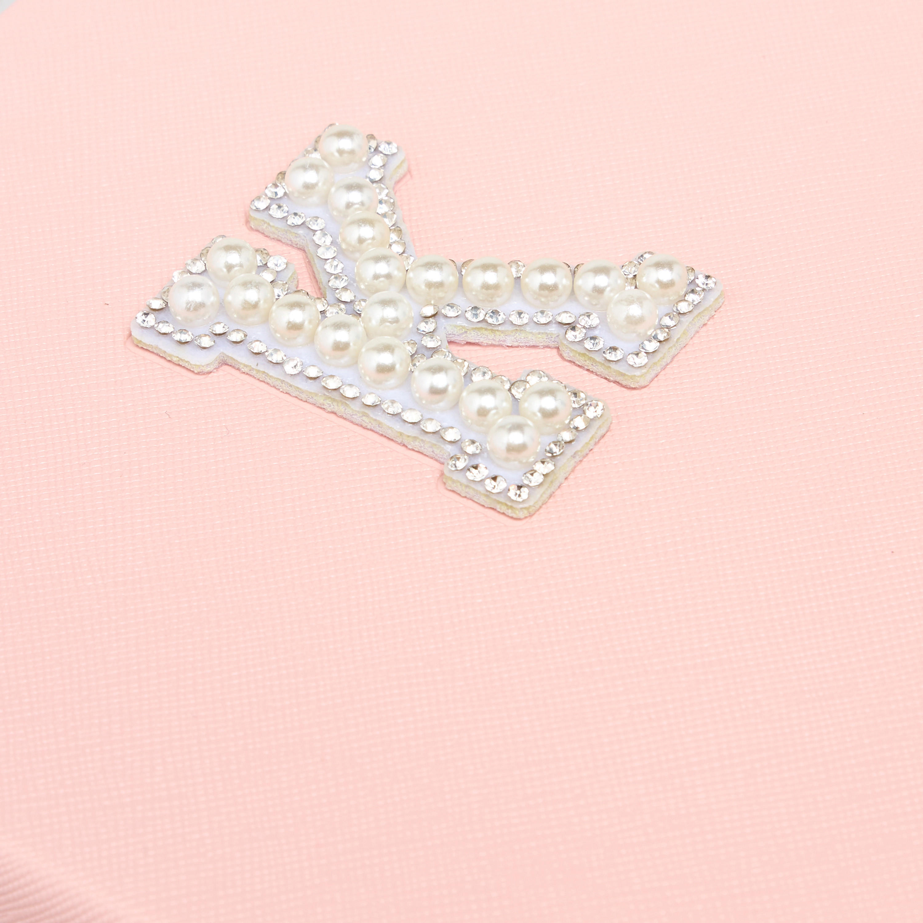 Initial 'K' Embellished Ruled A5 Notebook-school-stationery-notebooks-image-3