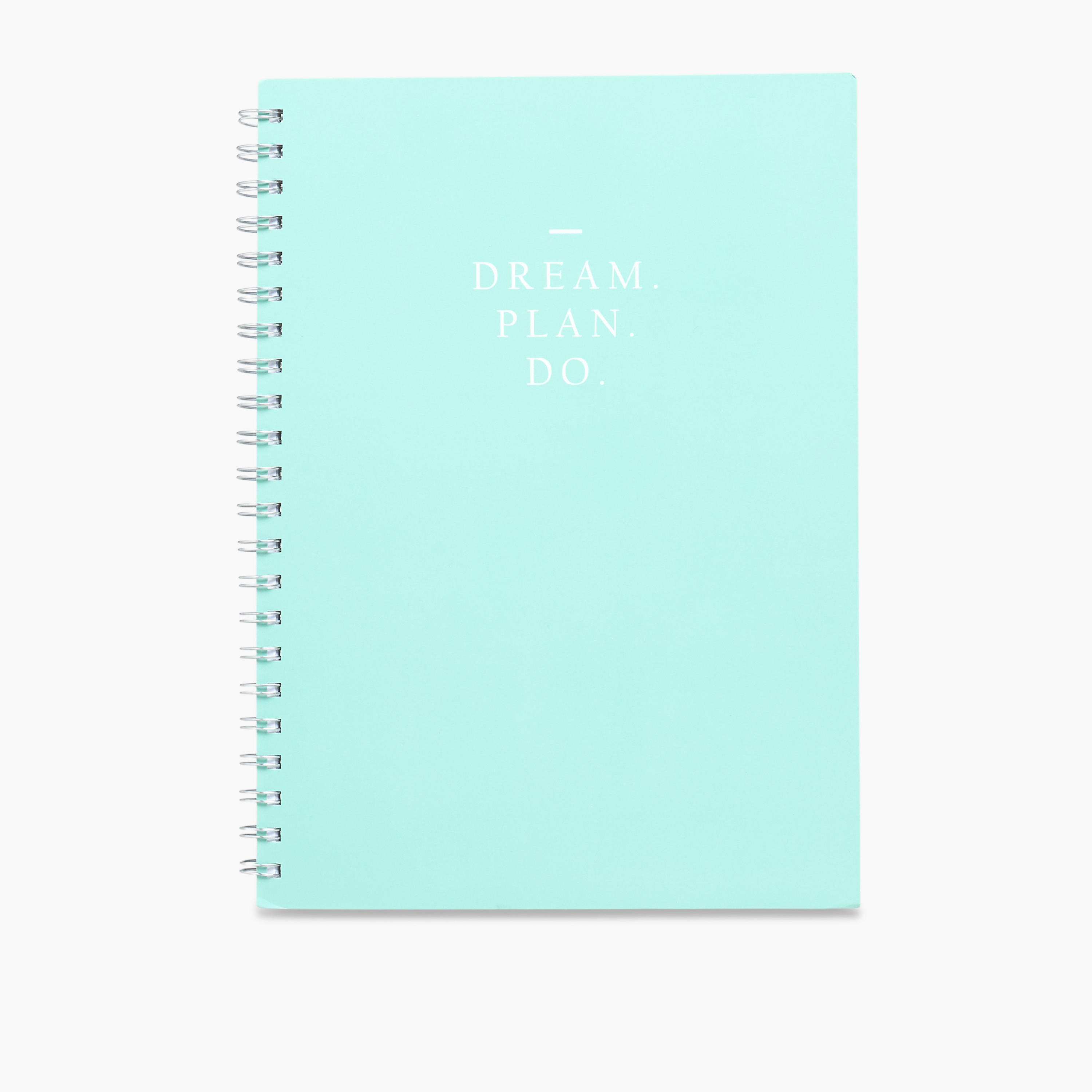 Slogan Print A4 Ruled Spiral Notebook-school-stationery-notebooks-image-1