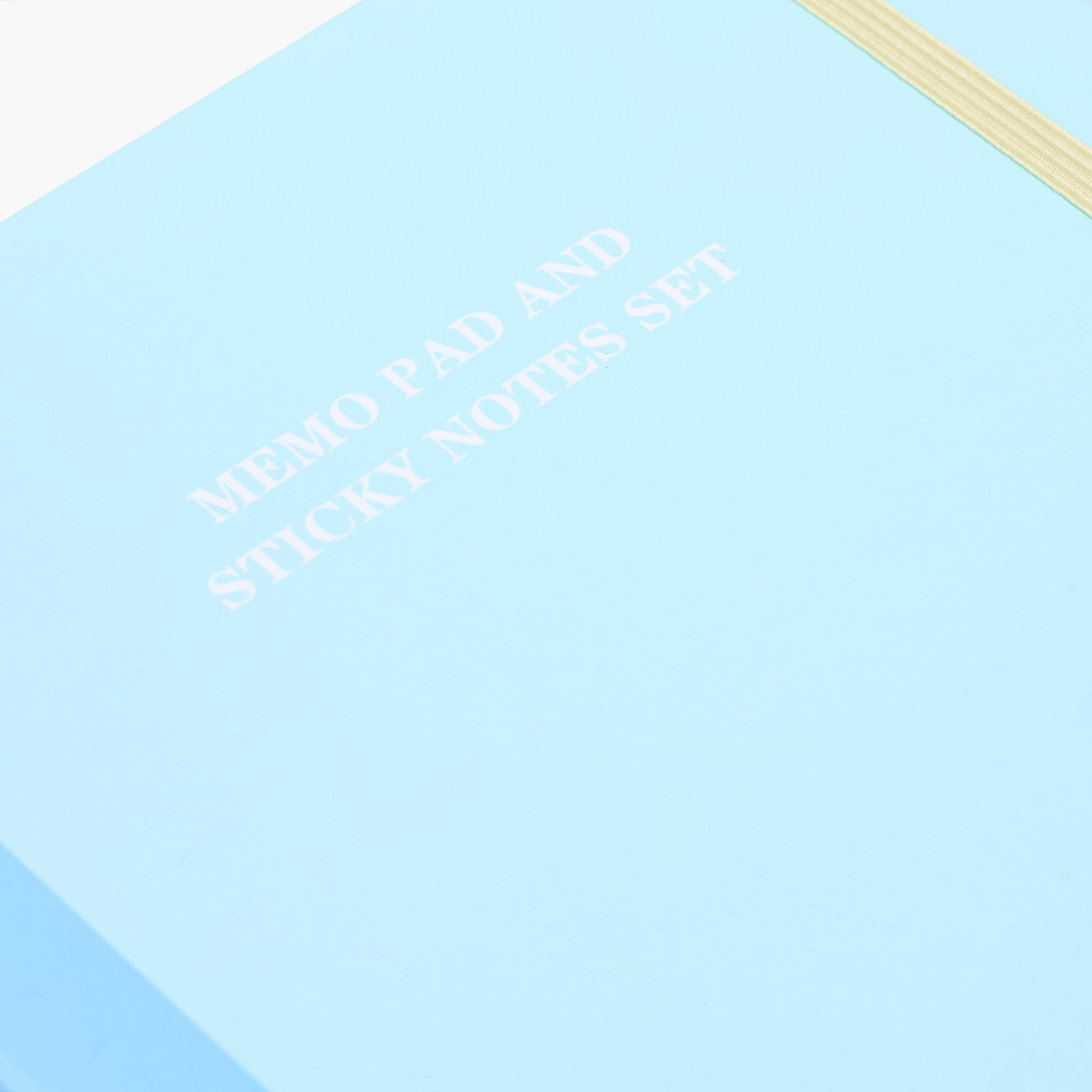 Solid Memo Pad and Sticky Notes Set-school-stationery-sets-image-3